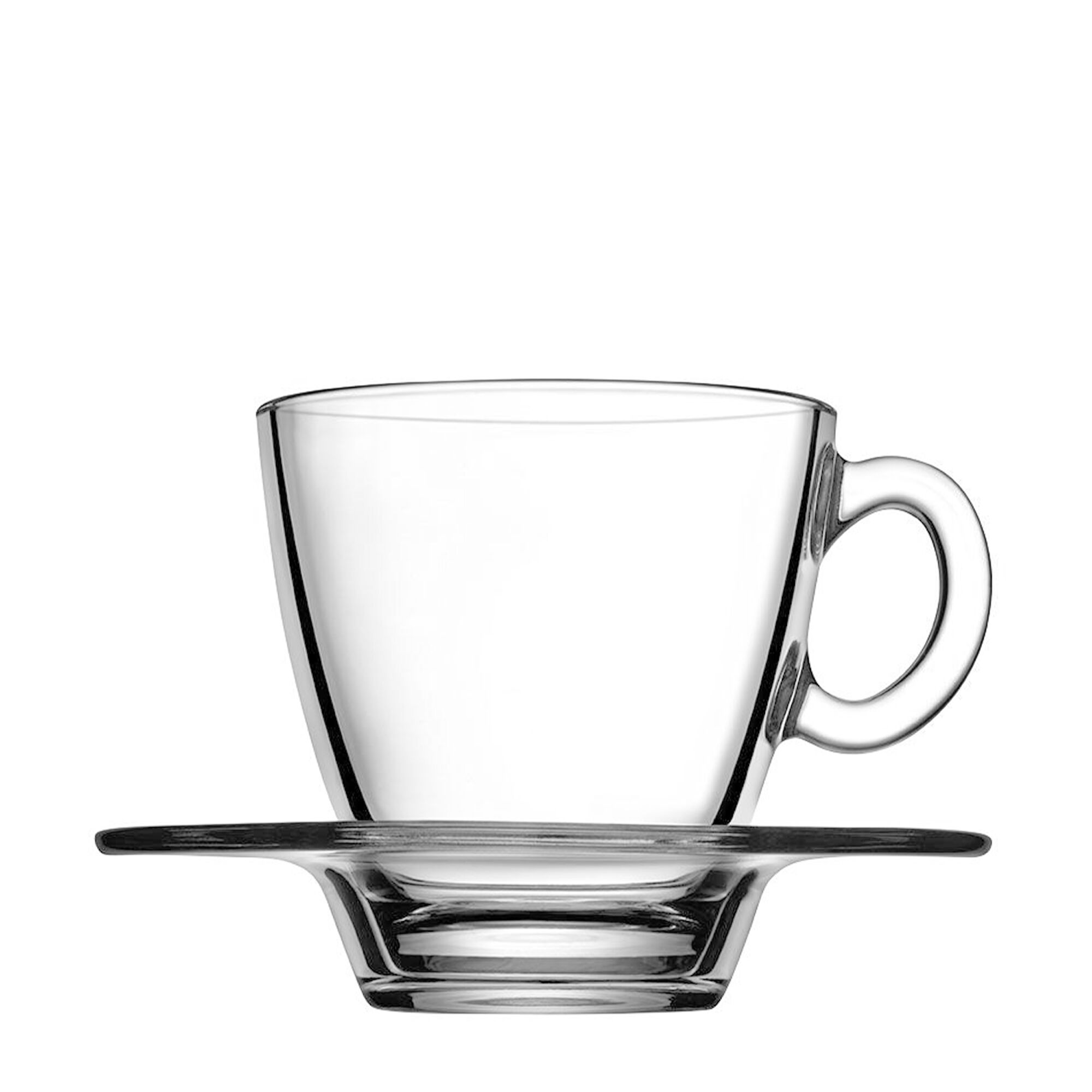 (24 pcs) Verre à thé texturé - AQUA - 210 ml