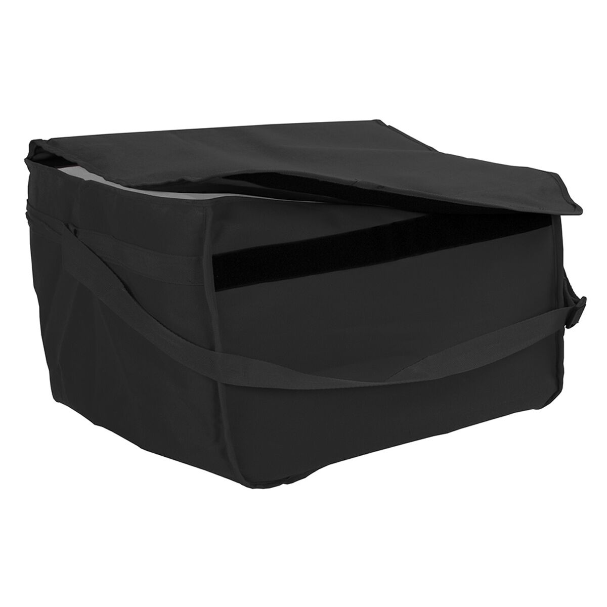 Sac à pizza / Sac isotherme - pour 8 grandes pizzas familiales - 60x40cm - Noir