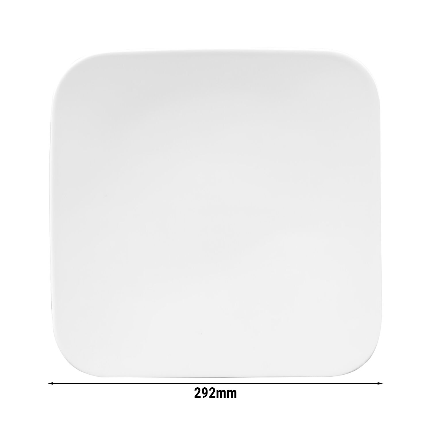 (4 pièces) SELTMANN WEIDEN | Assiette coupe – plate carrée – 290 × 290 mm