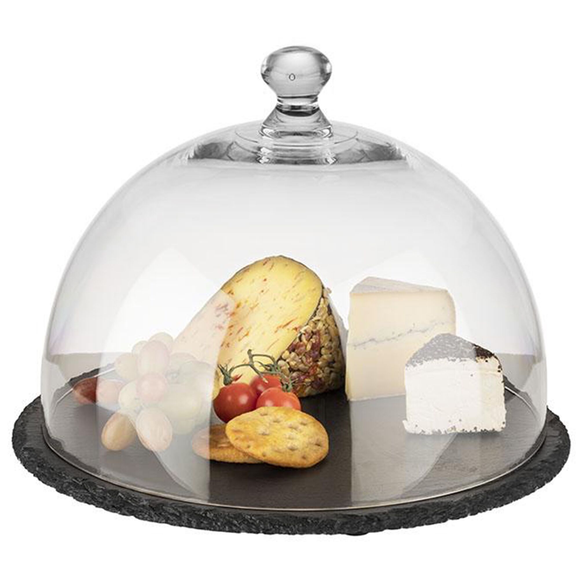 Cloche de conservation - DÔME - Polycarbonate - Ø 300 mm - Hauteur : 220 mm - ronde