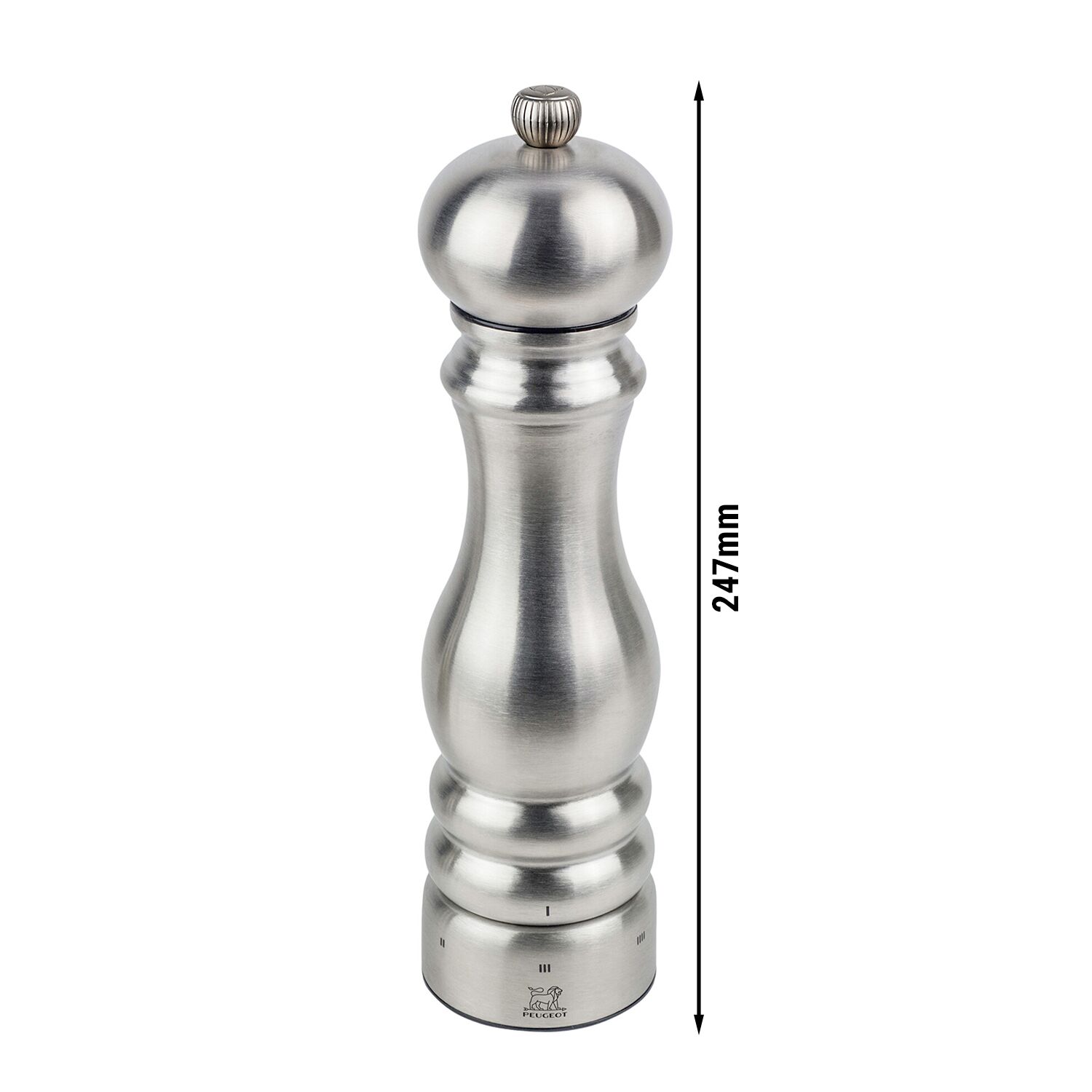 (6 pièces) PEUGEOT | PARIS CHEF – Moulin à poivre – u’Select – Inox – Hauteur : 220 mm