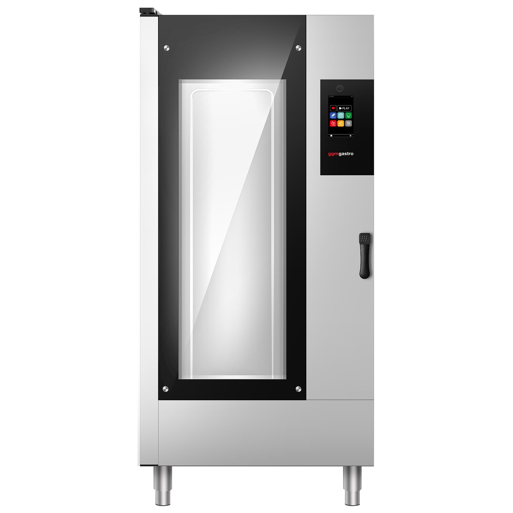 El- Kombiugn - Touch - 20x GN 1/1 - inkl. HACCP, Kärntemperaturnål & Gestellwagen