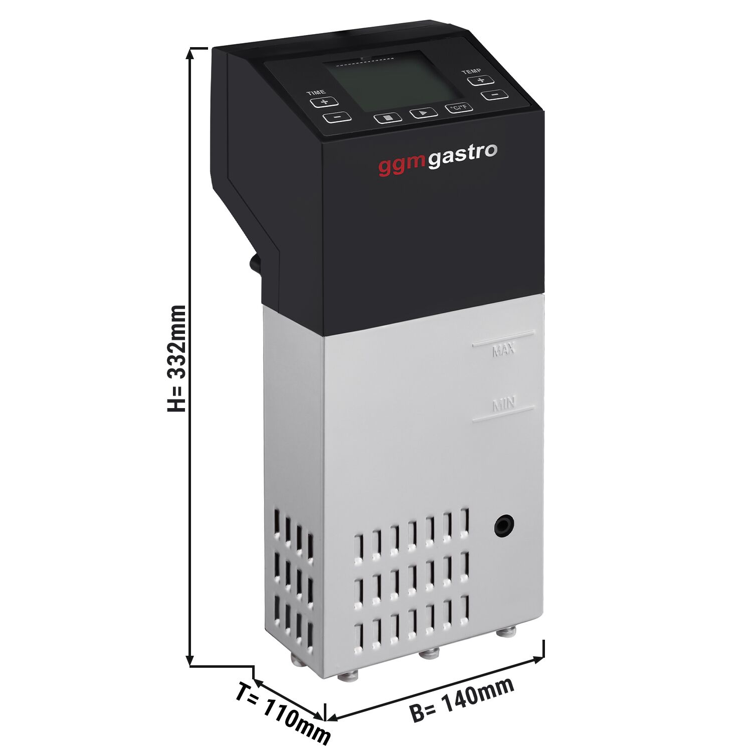 Portable Sous Vide Cooker - max 30L - 1.5kW