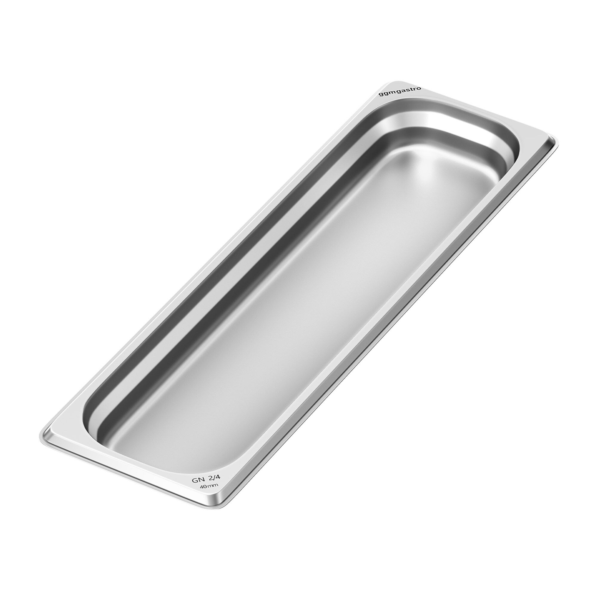 Récipients en acier inoxydable GN 2/4 - Hauteur : 40mm