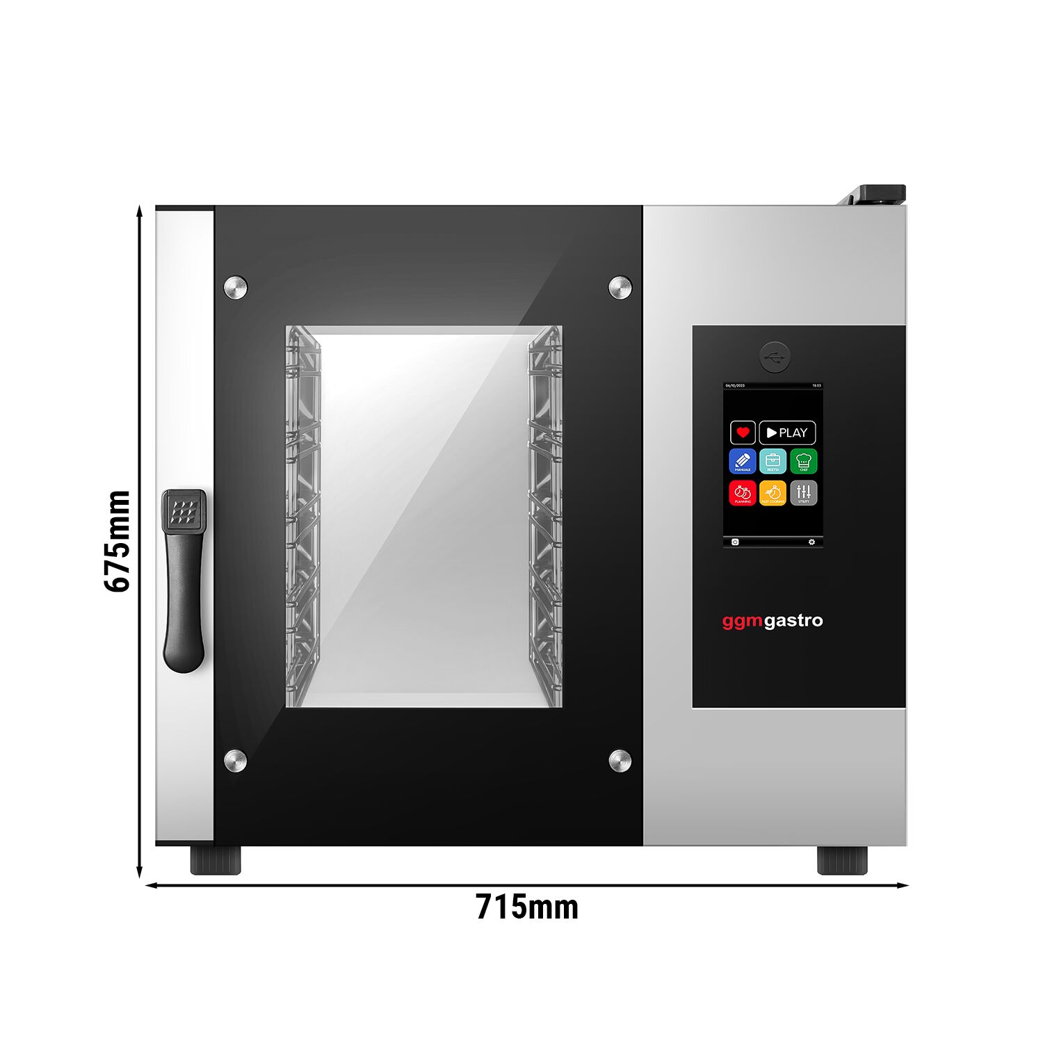 Kombidämpfer - Touch - 5x GN 1/1 - inkl. Waschsystem & Temperaturfühler