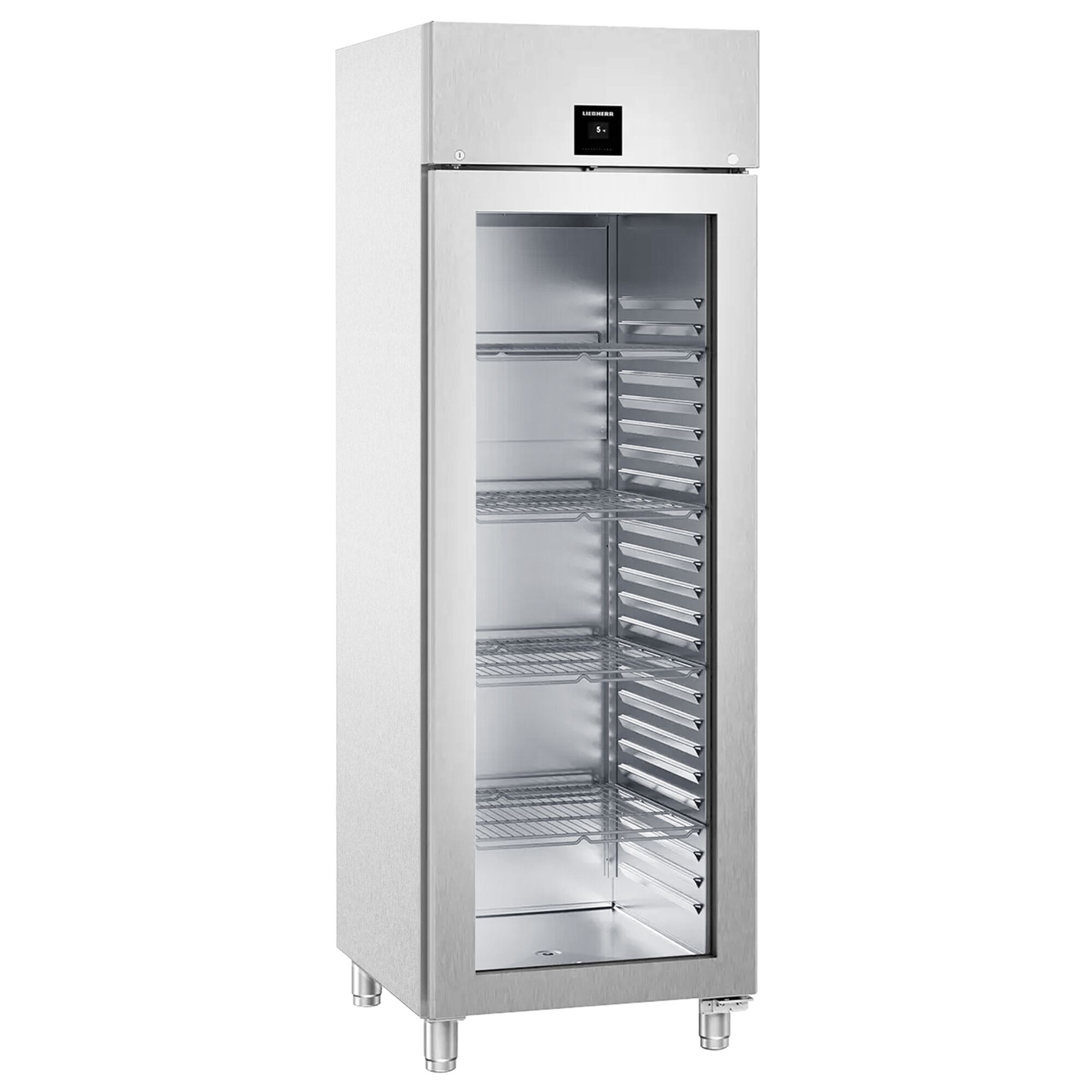 LIEBHERR | Réfrigérateur en inox PERFECTION - 625 litres - GN 2/1 - Intérieur en inox - avec 1 porte en verre       