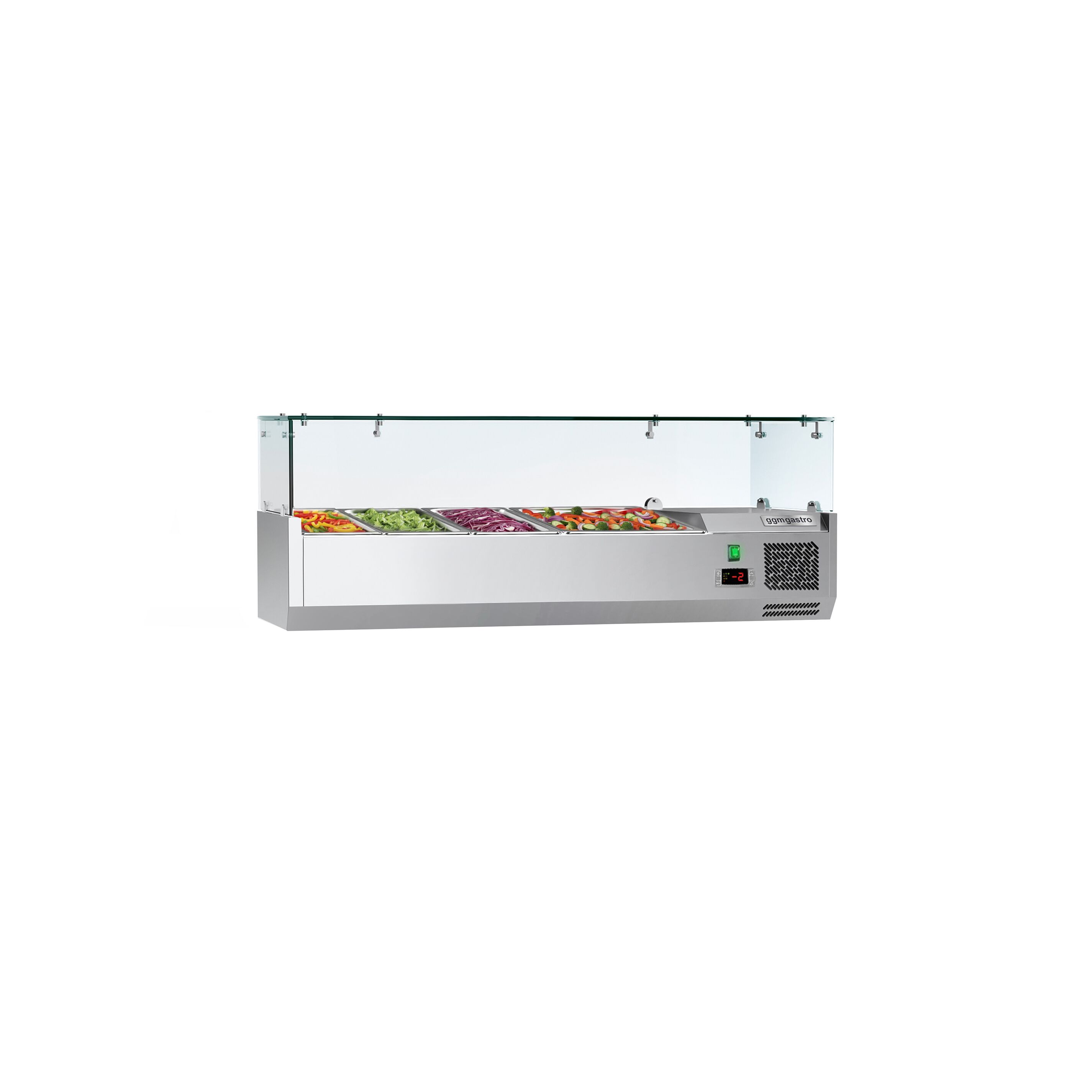 Vitrine Réfrigérée à Ingrédients ECO - 1200x395mm - 4x GN 1/3