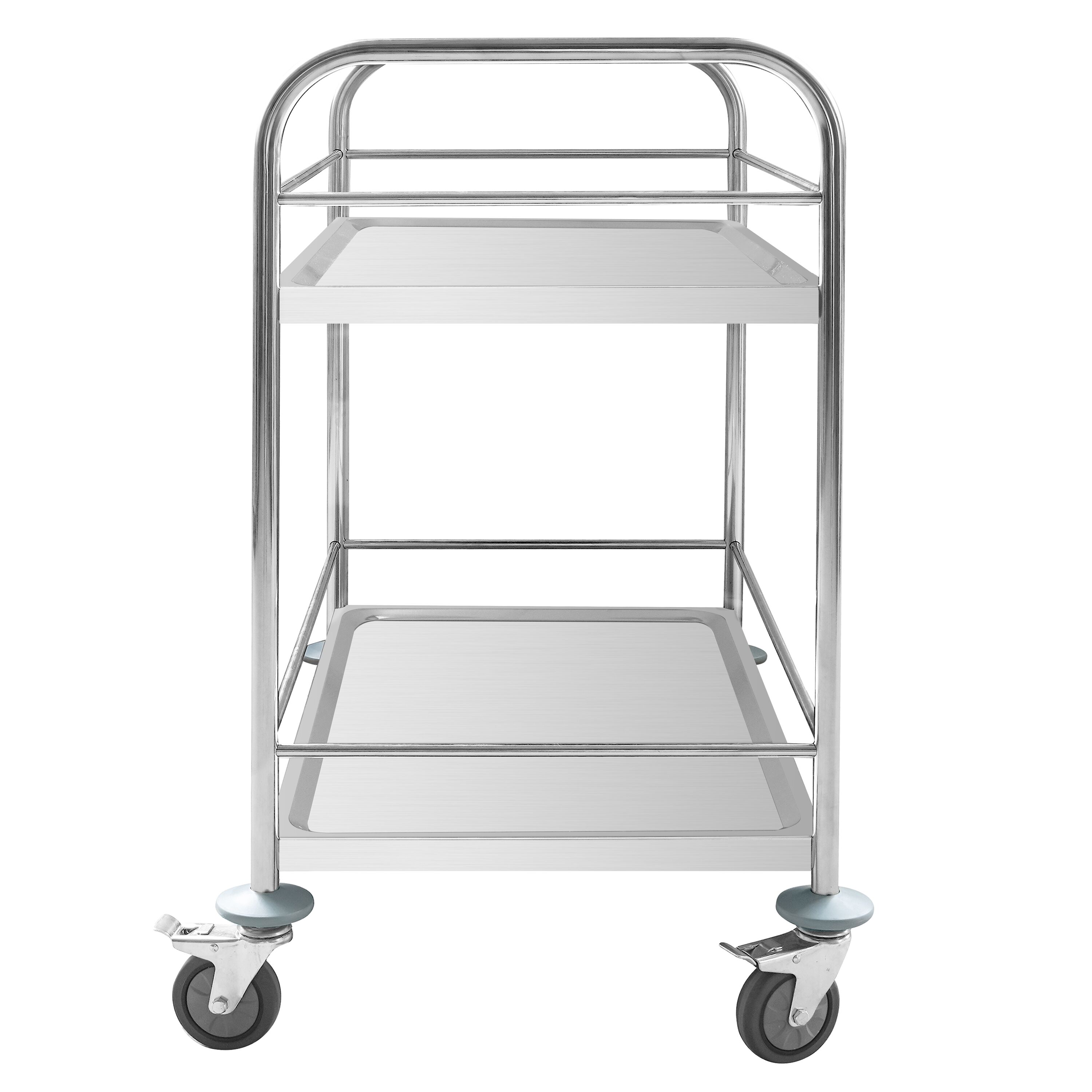 Chariot de service – 705x405 mm – avec 2 surfaces de rangement & renfort