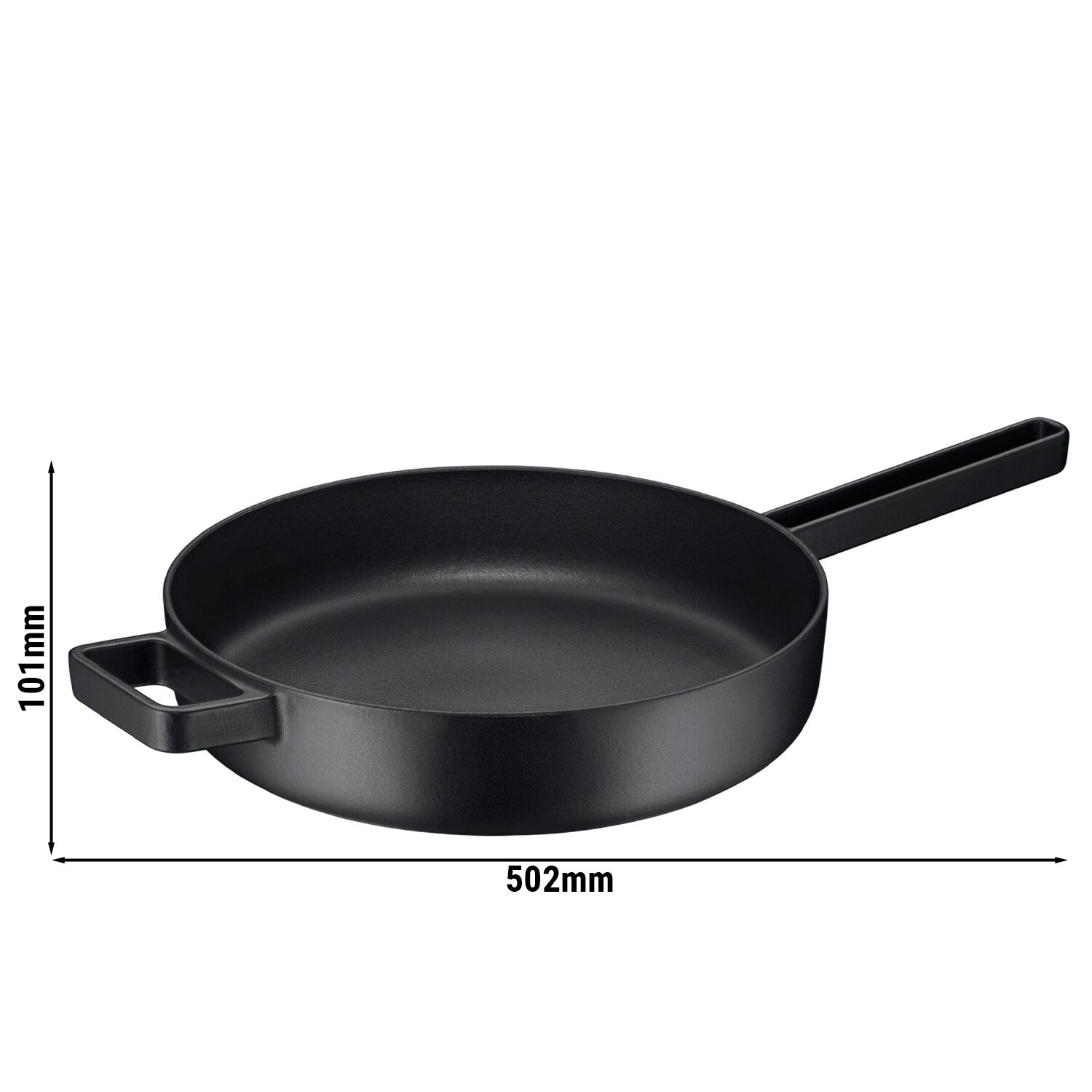 WMF | FLAVOUR – Poêle – Ø 280 mm – Fonte – 3,4 litres – Noir