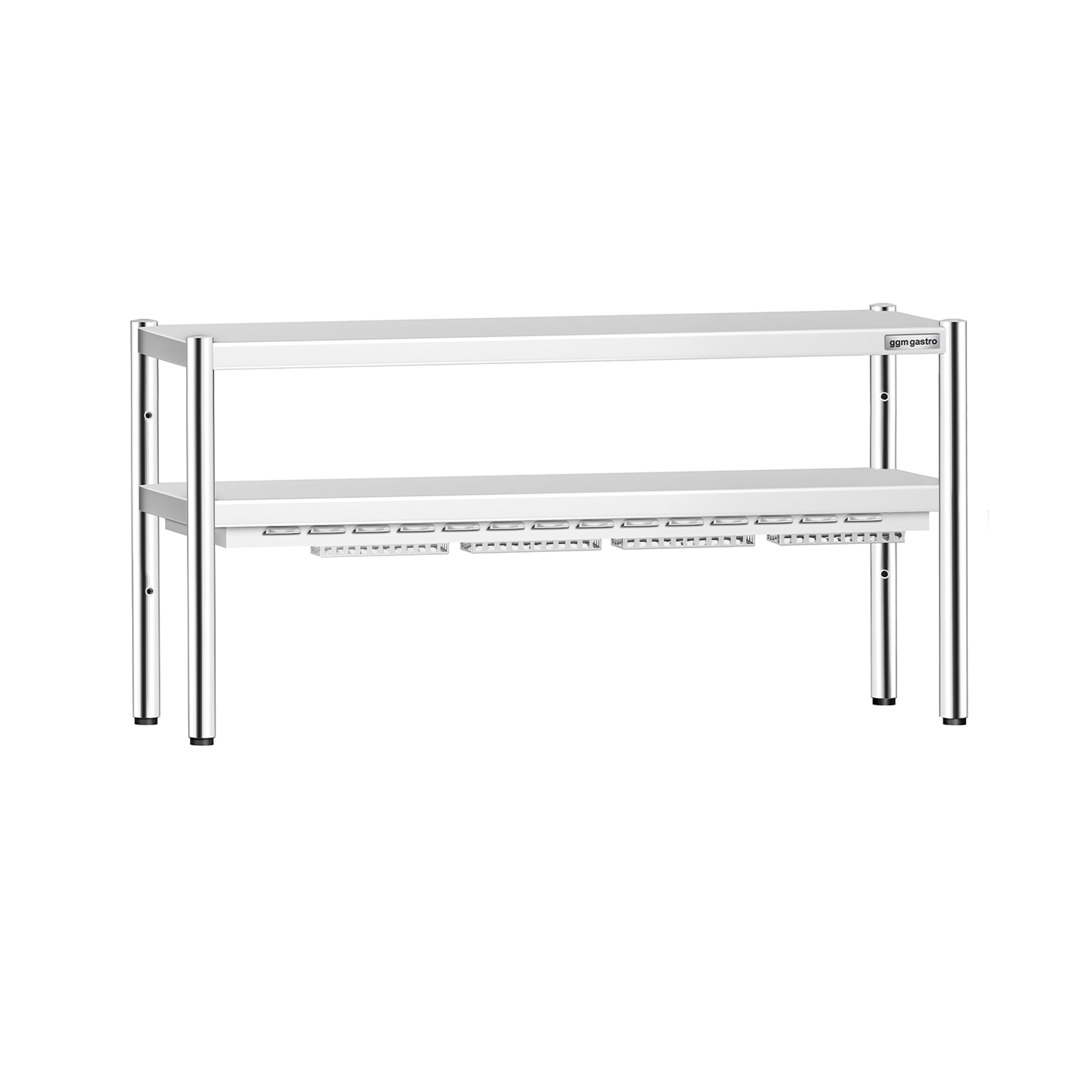 Pont chauffant PREMIUM infrarouge à résistances céramiques - 1600x370mm - 1,4kW - réglable en hauteur