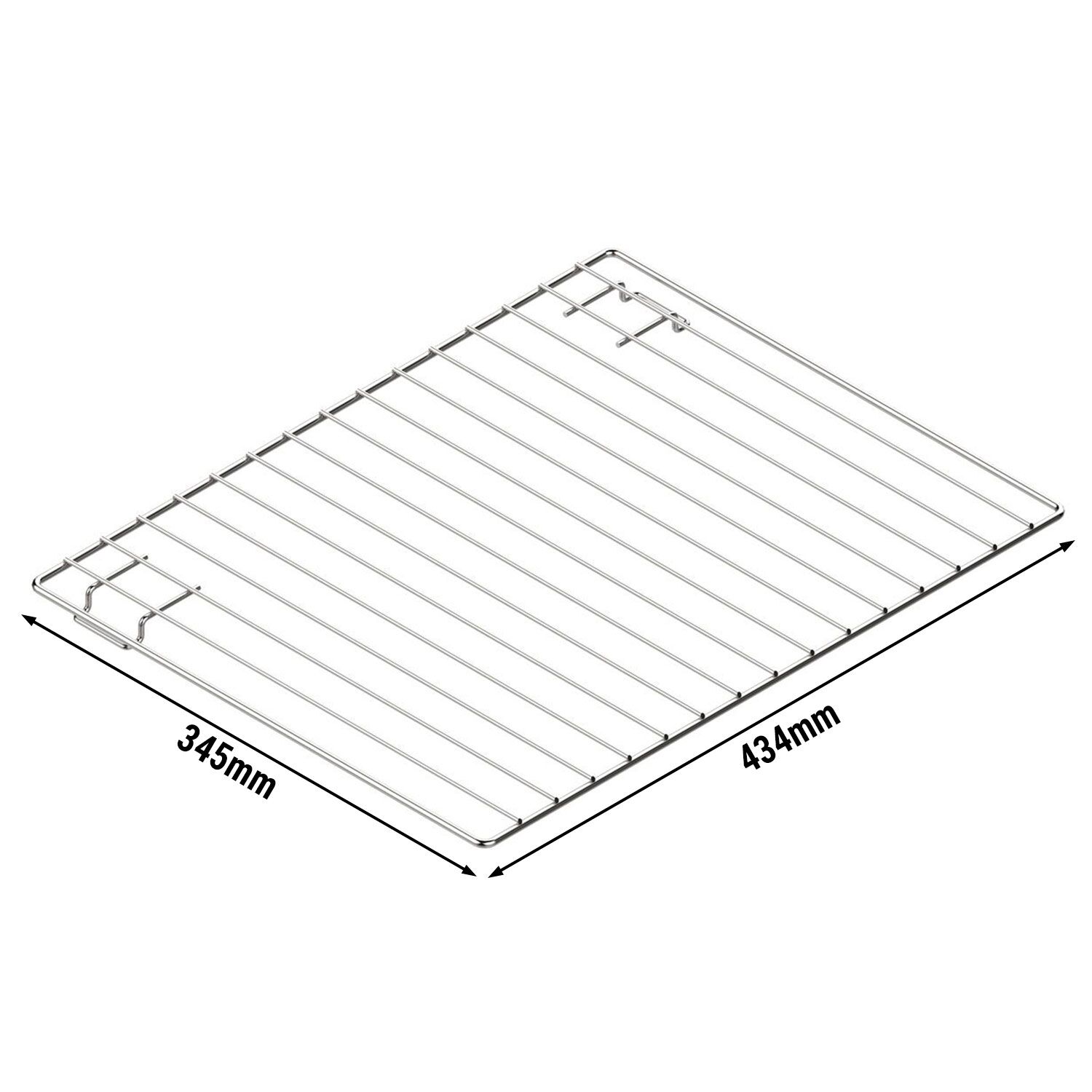 Support Grid - 435x339mm - Chromed Stainless Steel - for Commercial Convection oven EHTE565N & EHTE565DN
