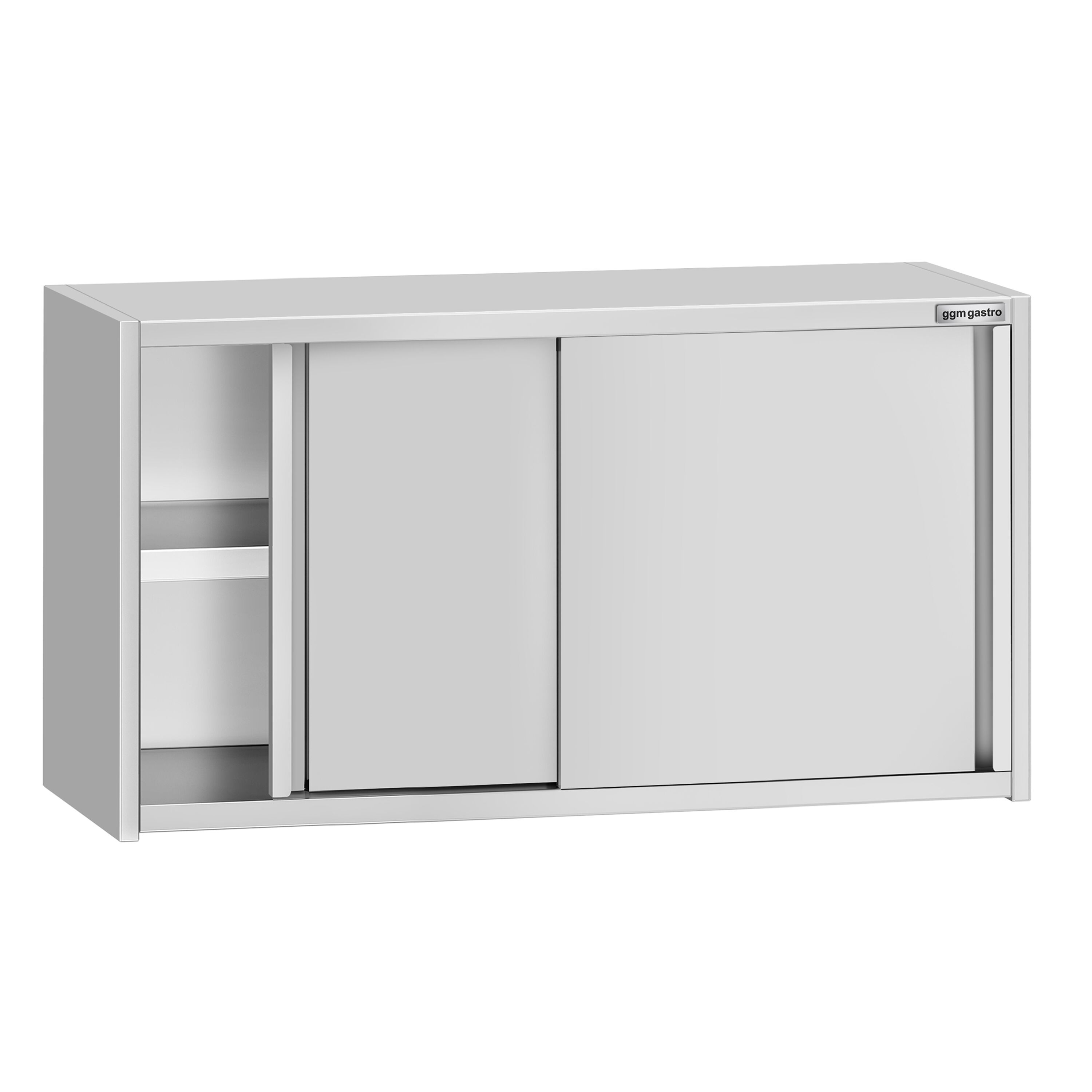 Armoire murale en acier inoxydable ECO - 1000x400mm - avec portes coulissantes - 650mm de haut