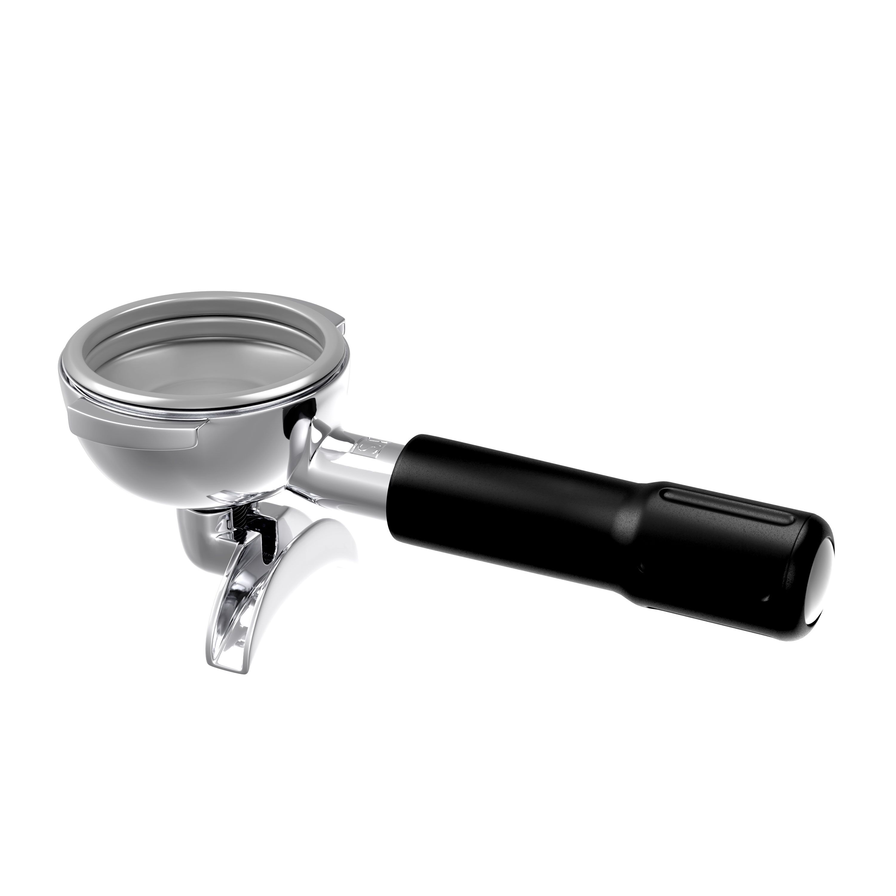 Porte-filtre 2 becs - Acier inoxydable - Ø58,8mm - Poignée en plastique - pour machines à expresso à porte-filtre Allegro, Eminence, Grace & Suprema