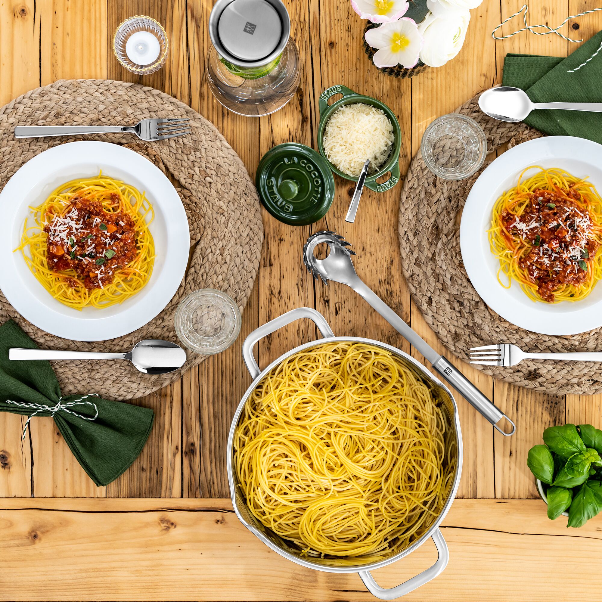 ZWILLING | Pasta Spoon – Lifts Noodles Easily - 330 mm - Stainless Steel