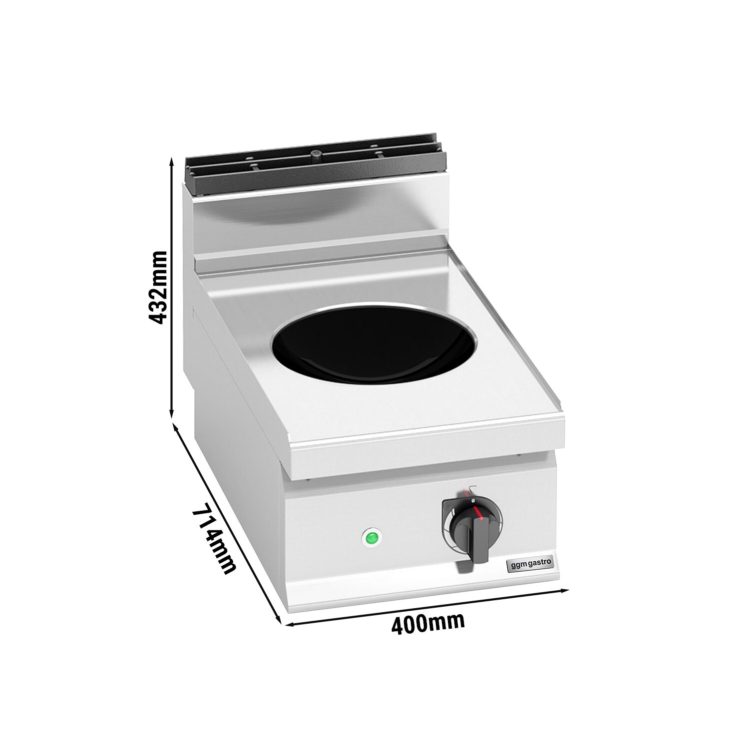 Wok à induction - 3,5 kW