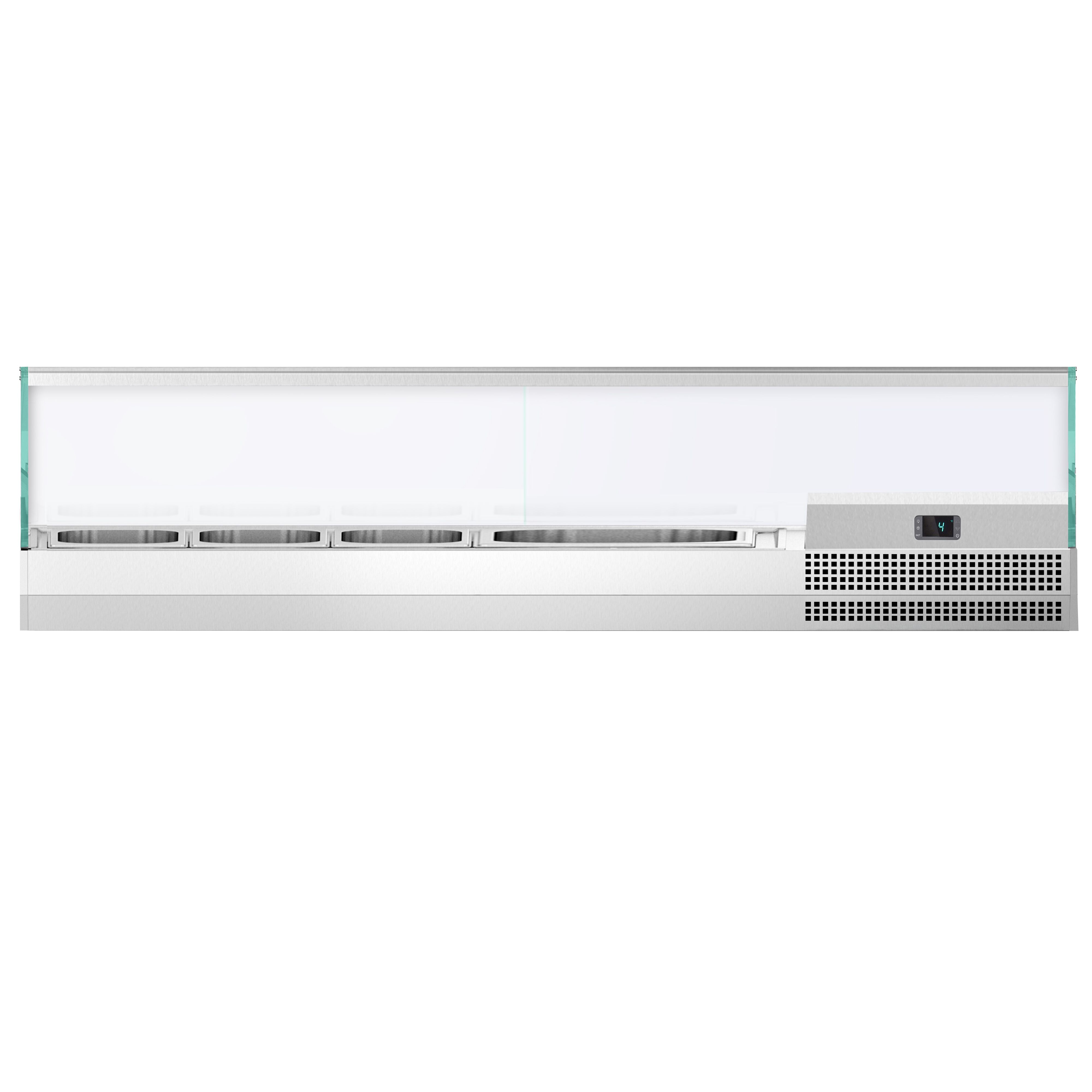 Vitrine Réfrigérée à Ingrédients PREMIUM PLUS - 1328x353mm - 5x GN 1/4