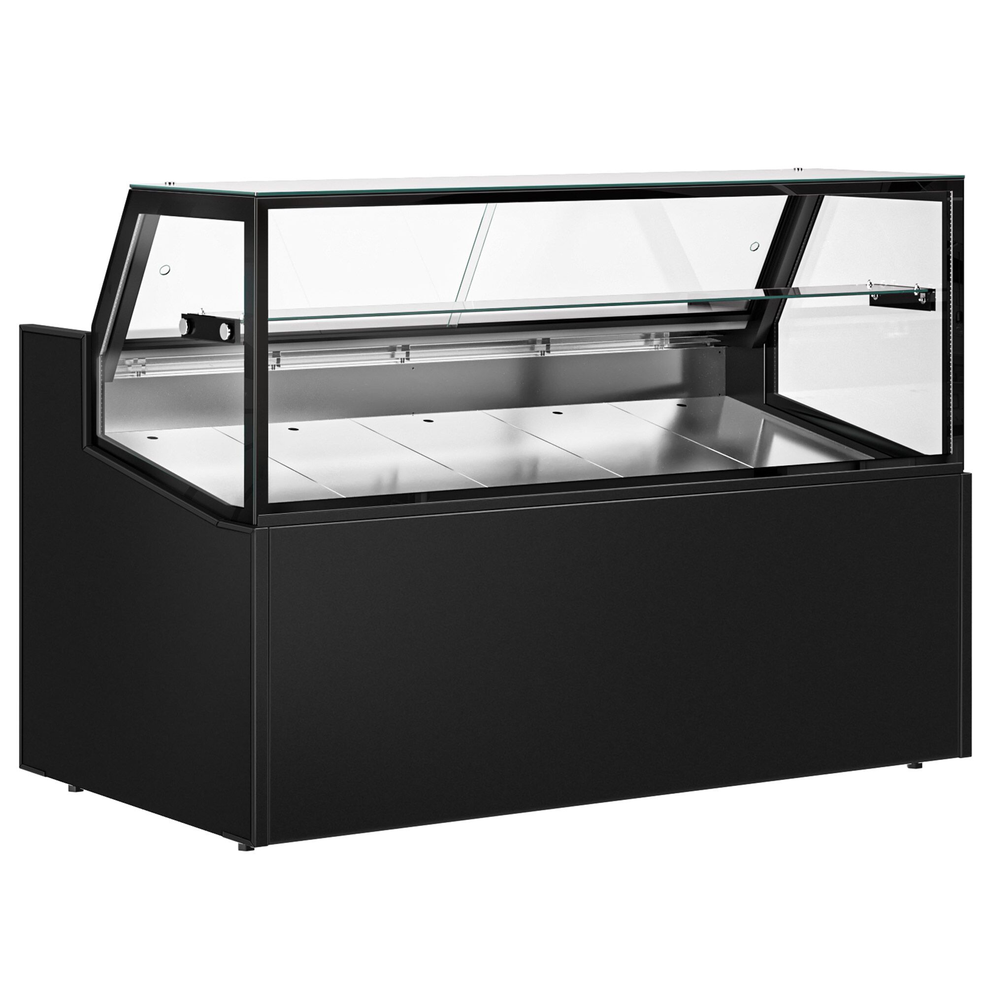 Comptoir réfrigéré - 1580x910mm - +0/+5°C - 230L - 1 étagère - Double vitrage