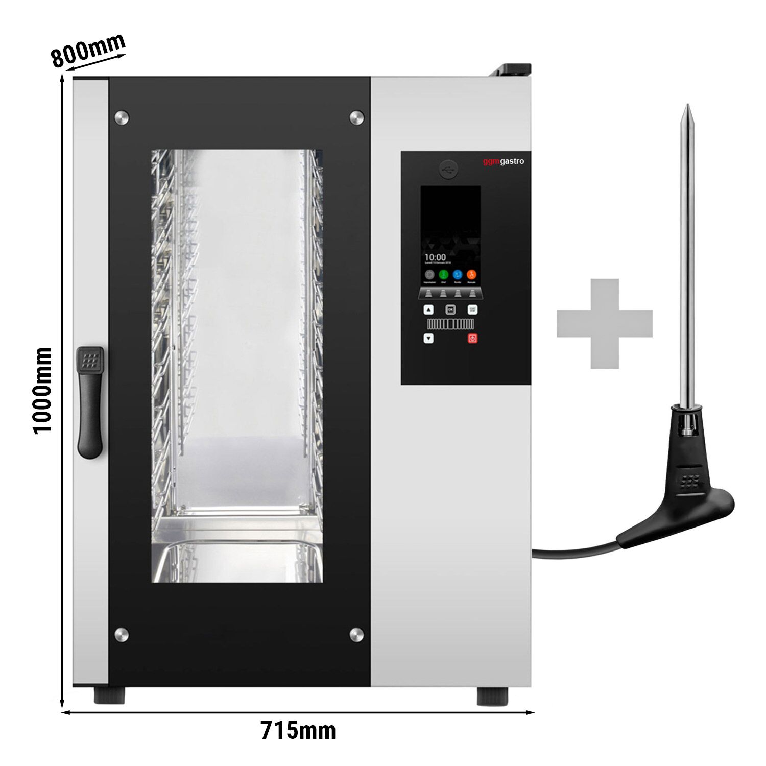 Four combiné vapeur – Touch – 10x GN 1/1