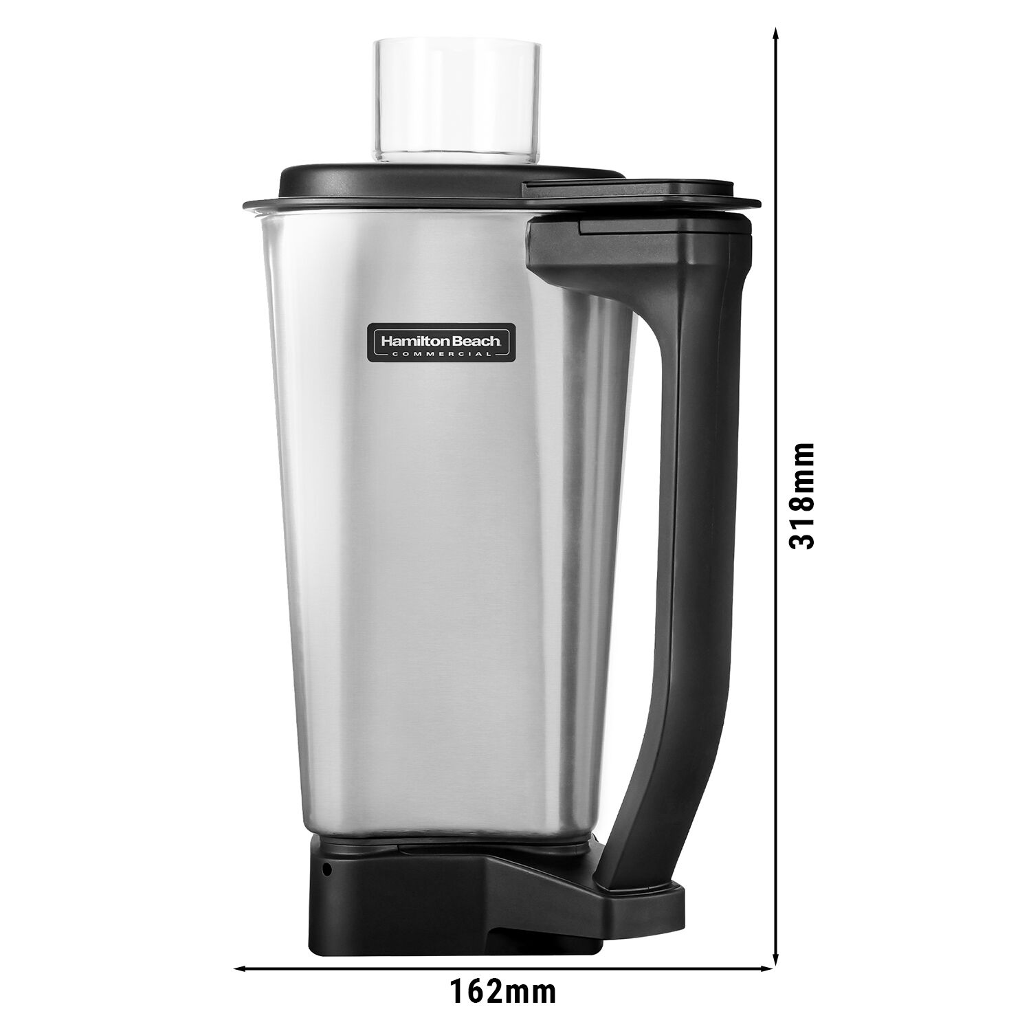 HAMILTON BEACH | Stainless Steel Blender Jug – 1.8 L – For MHPHBC4, FMHBC51/S – With Lid & Blade