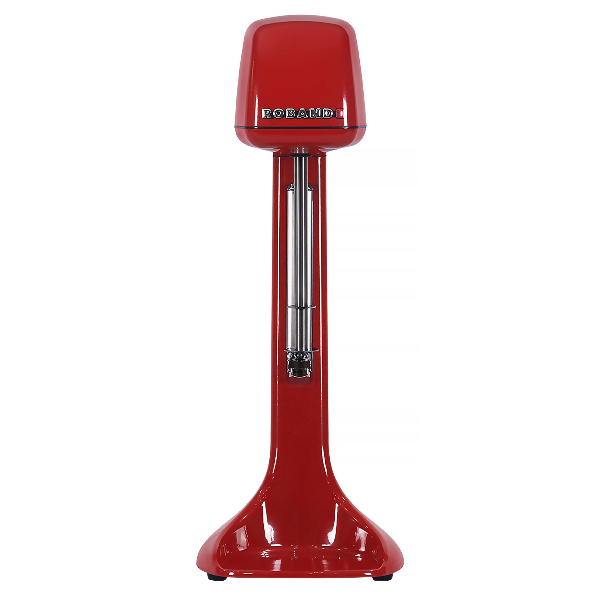 ROBAND | Spindle Milkshake & Drink Mixer – 710 ml stainless steel cup - 150 W - 2 speeds - red