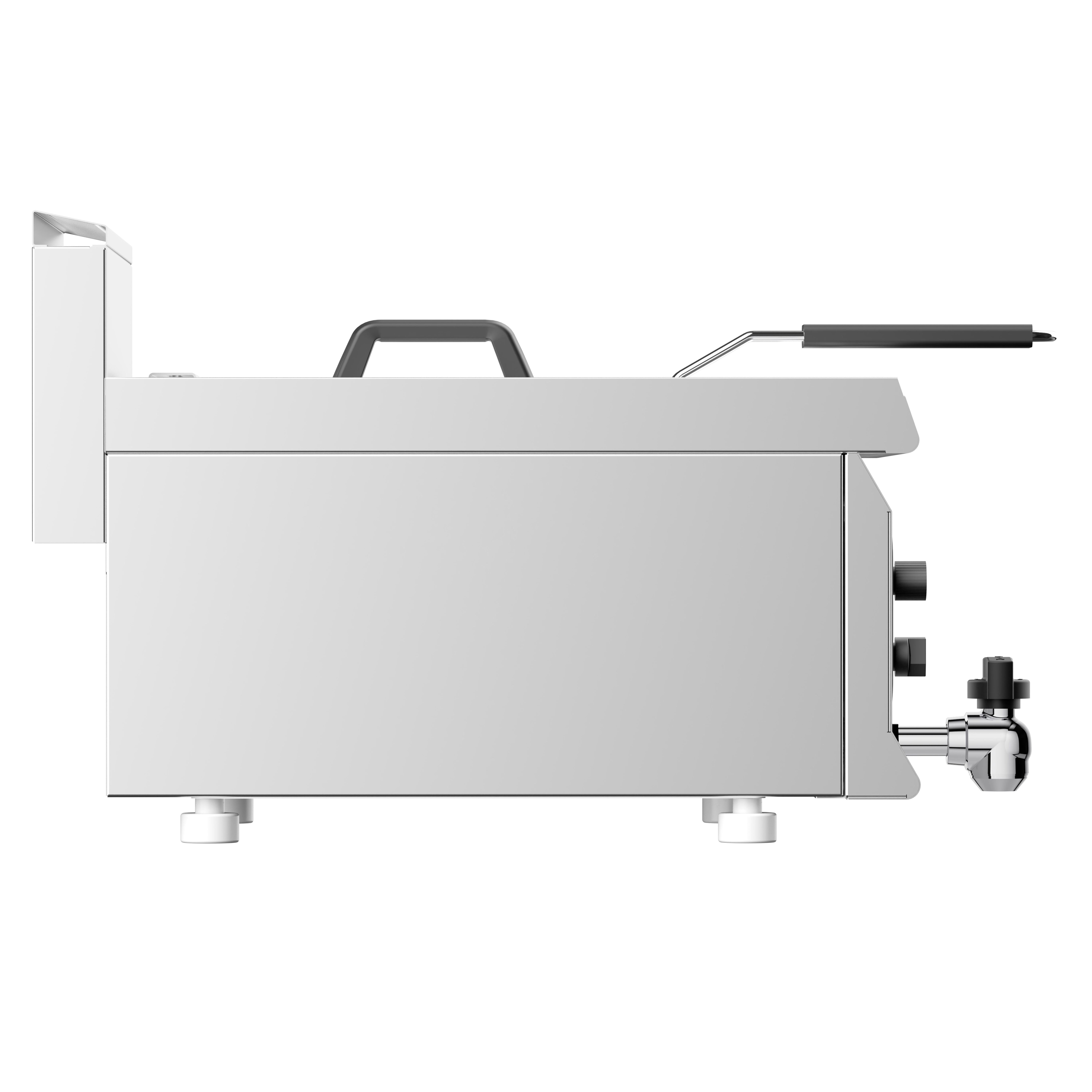Friteuse à gaz – 8 litres – 6 kW – avec robinet de vidange