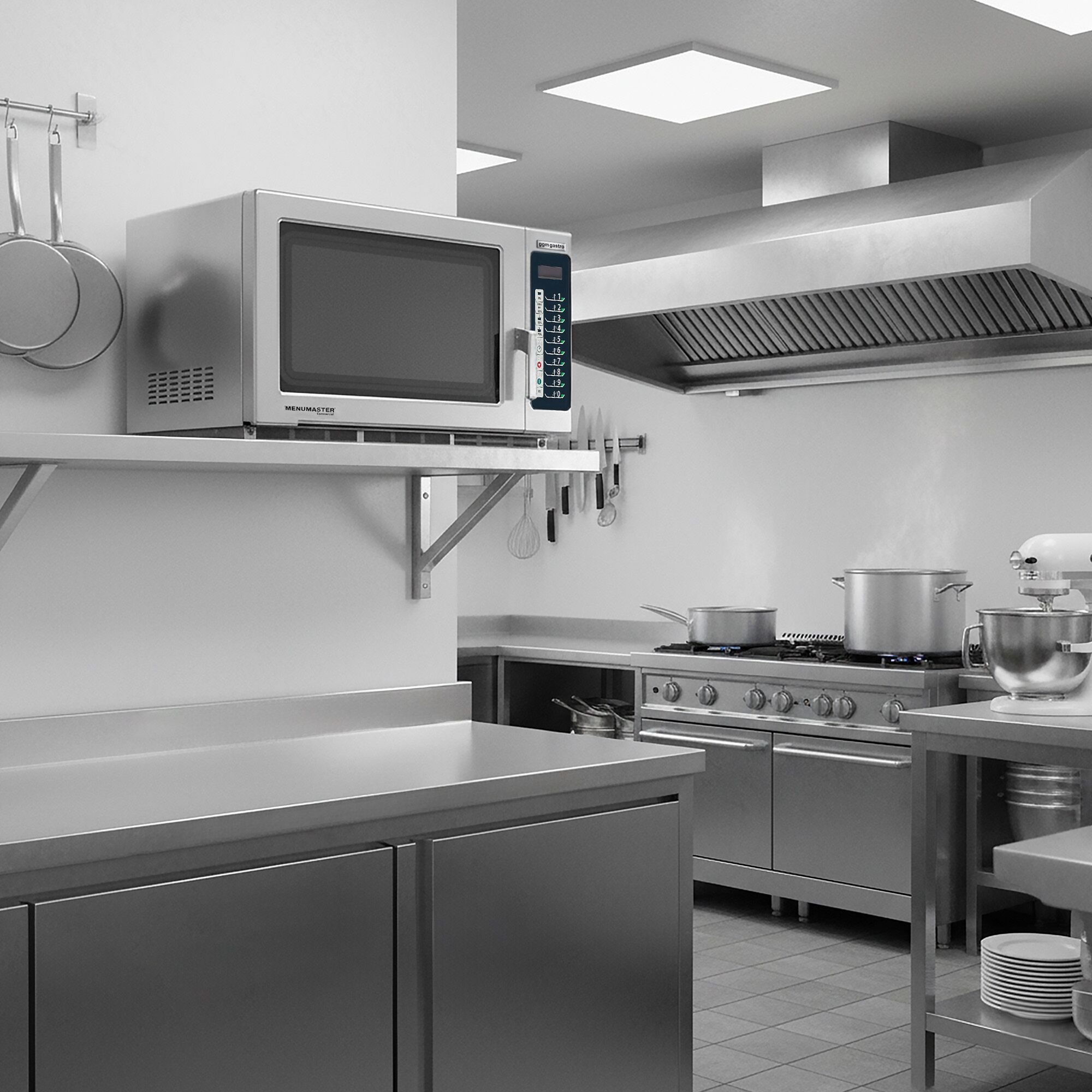 Micro-ondes automatique – 34 litres – 1,8 kW – Numérique
