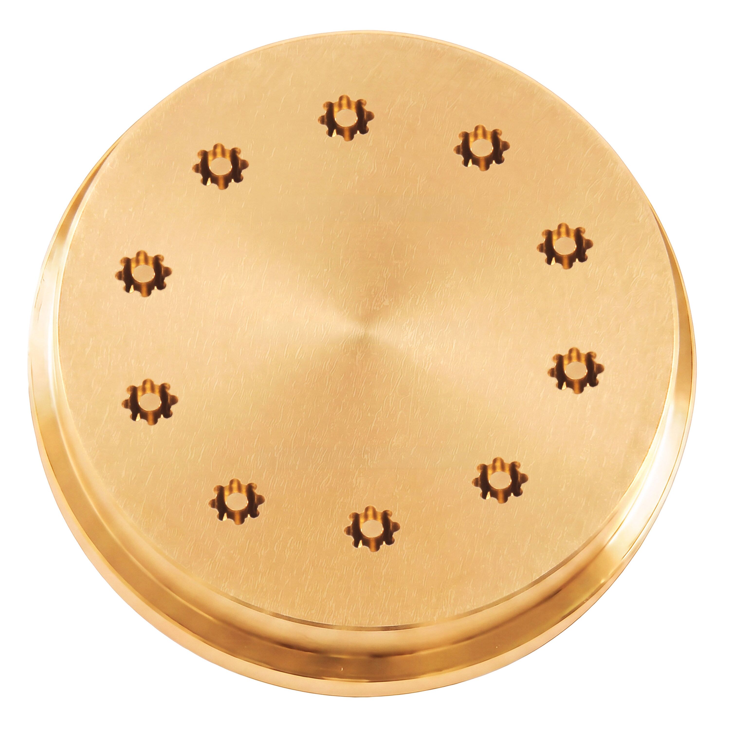 Brass Pasta Die (Bronze Finish) - Bucatini 5mm - for NMH13 - Ø58mm