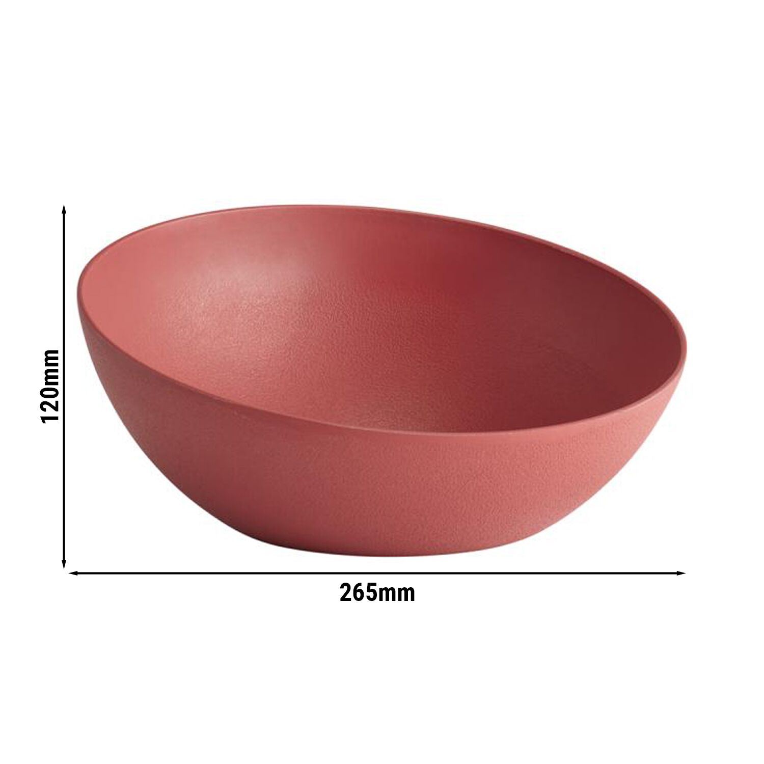 (6 pcs) Coupe - FROSTFIRE - Aluminium - 1,9L - Ø 265mm - Rouge