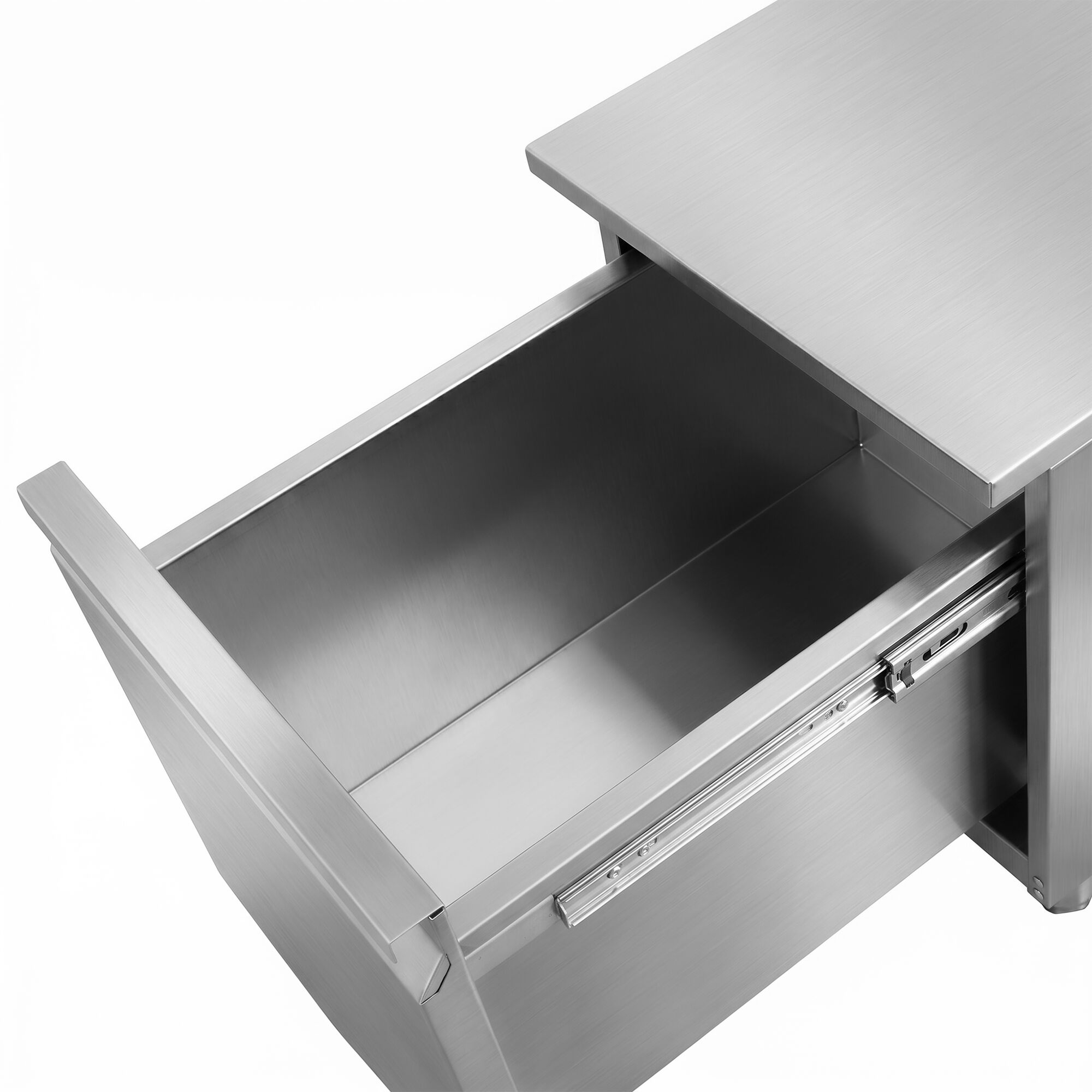 Caisson à tiroirs - Acier inoxydable - GN 1/1 - avec 1 tiroirs - 400x560mm