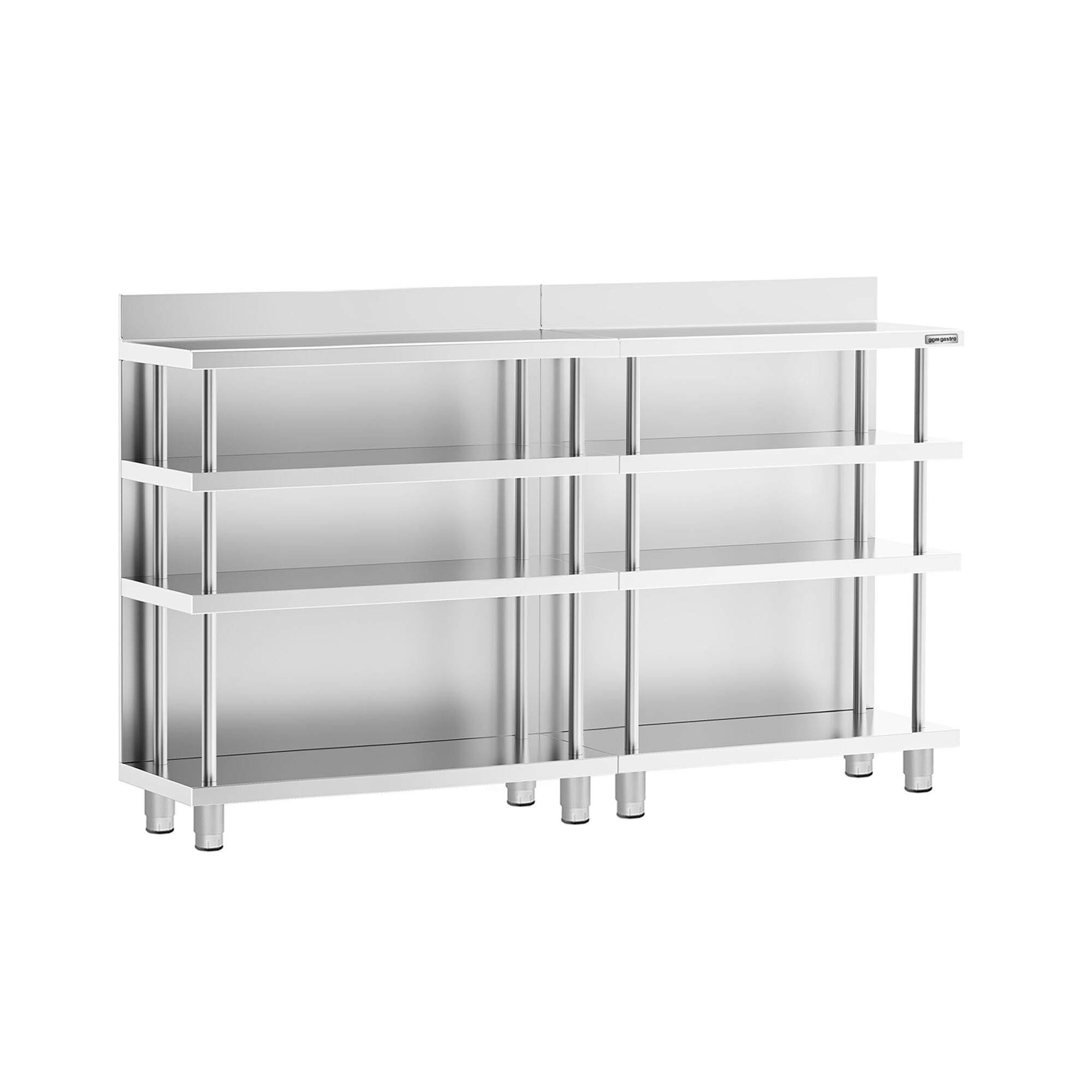 Table de préparation de cocktail - Acier inoxydable - 1800x400mm