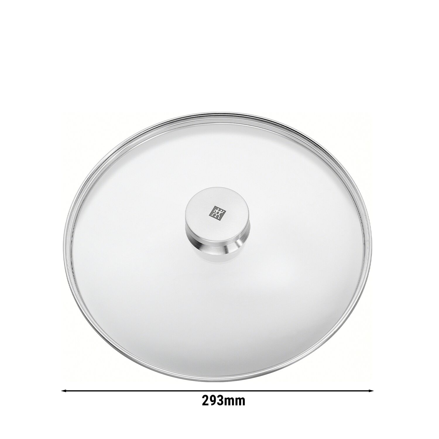 ZWILLING | Twin Specials Glass Pan Lid – Ø 28 cm - 18/10 Stainless Steel Rim - Silicone Seal