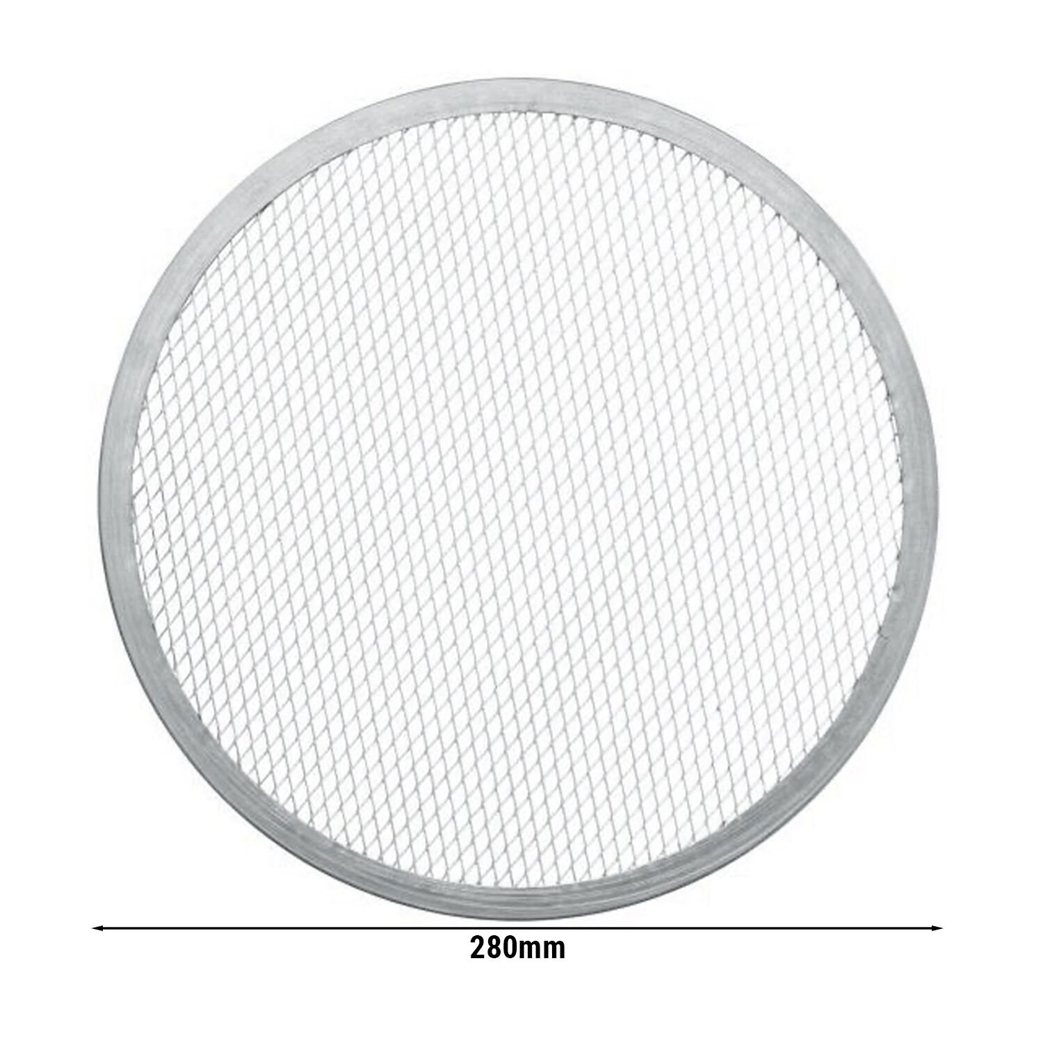Grille à pizza – Aluminium perforé – Ø 28 cm