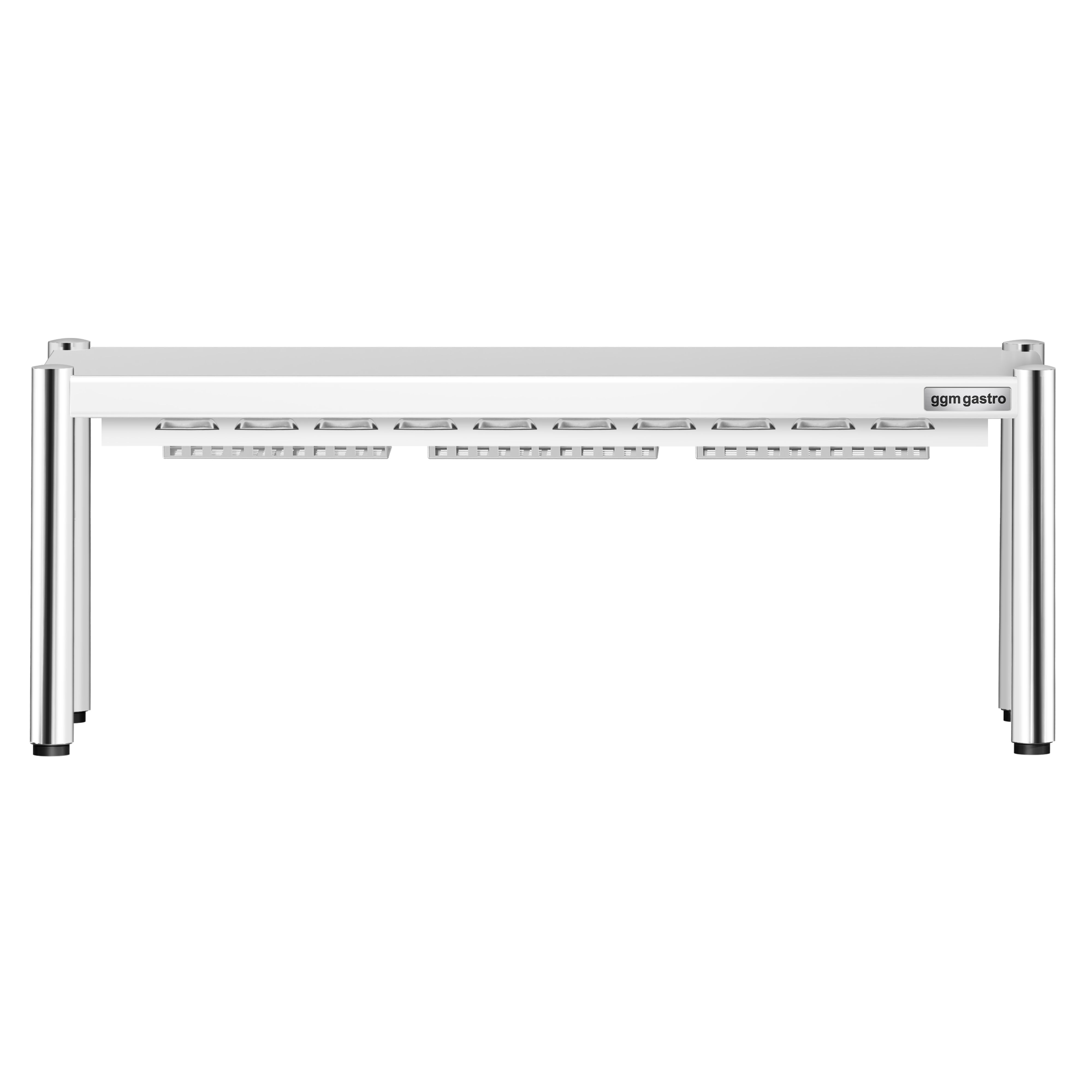 Värmebrygga - med keramiska värmelampor - 1200x370 mm - 1,05 kW - 1 uppvärmt plan