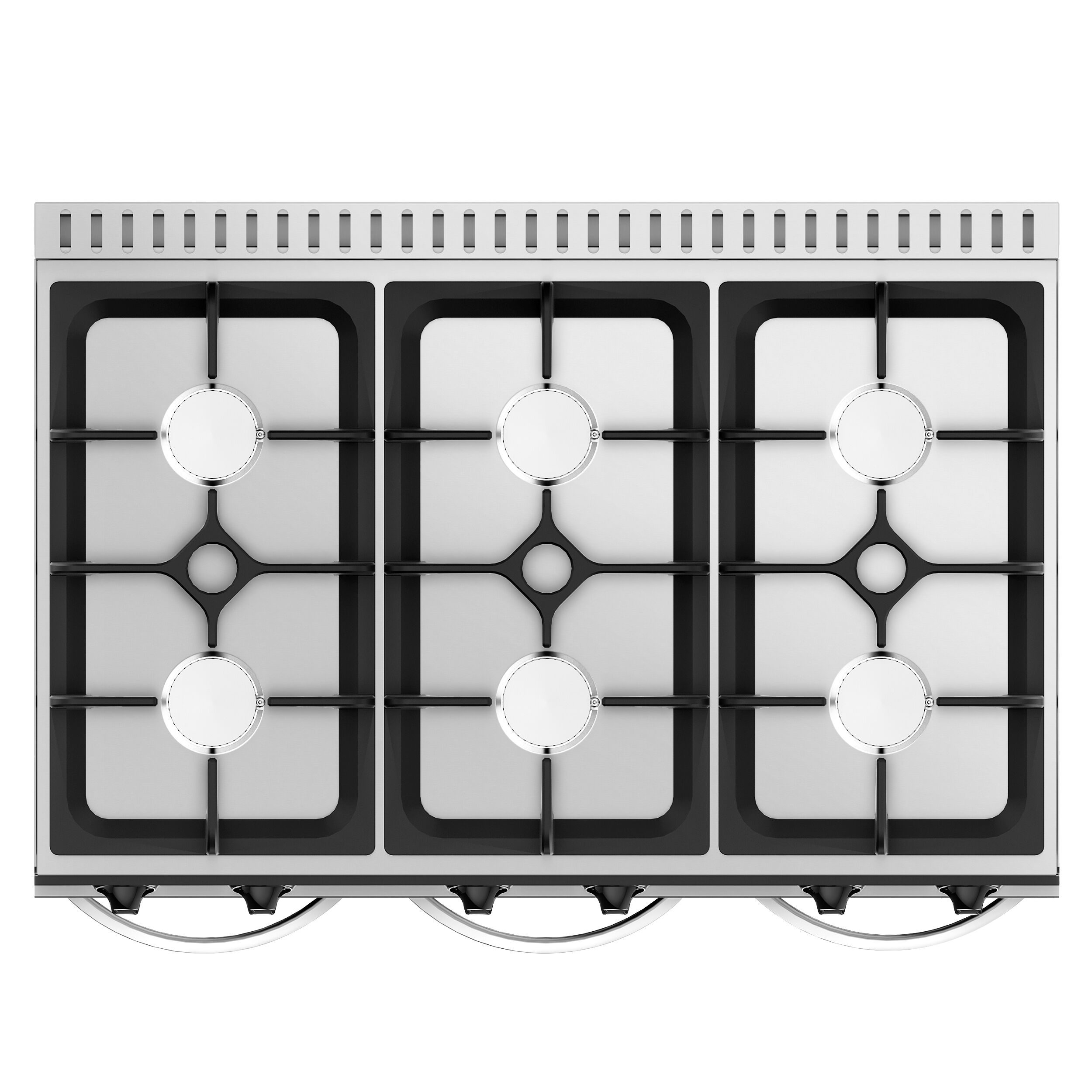 Fourneau à gaz – 36 kW – 6 brûleurs haute performance – avec soubassement