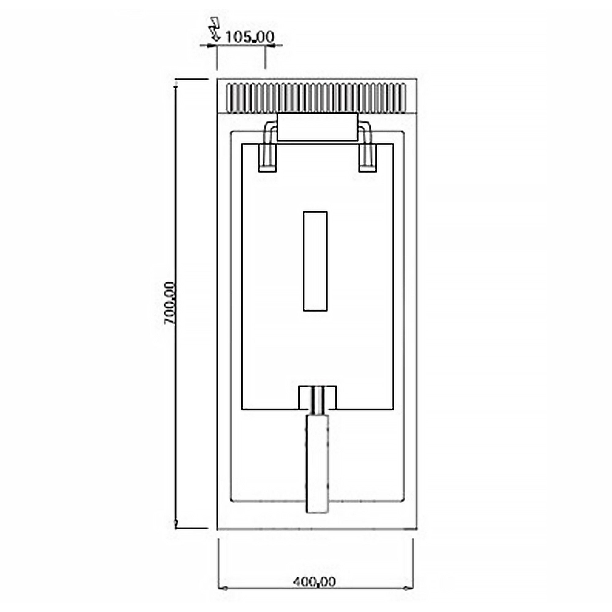 Friteuse électrique – 10 litres – 9 kW – avec soubassement incluant 1 porte