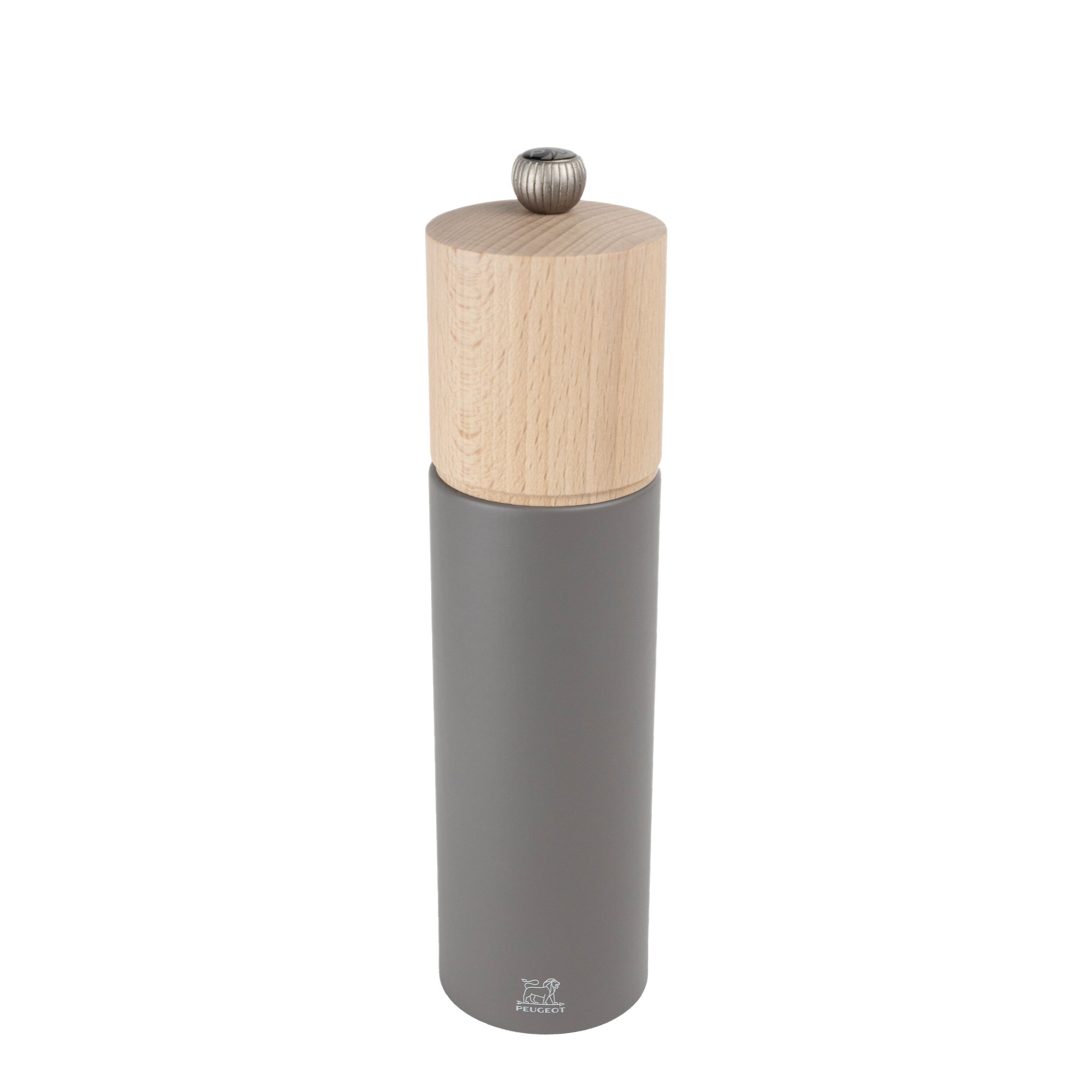 (6 pièces) PEUGEOT | BOREAL - Moulin à poivre - Bois - Gris roche - Hauteur : 210 mm