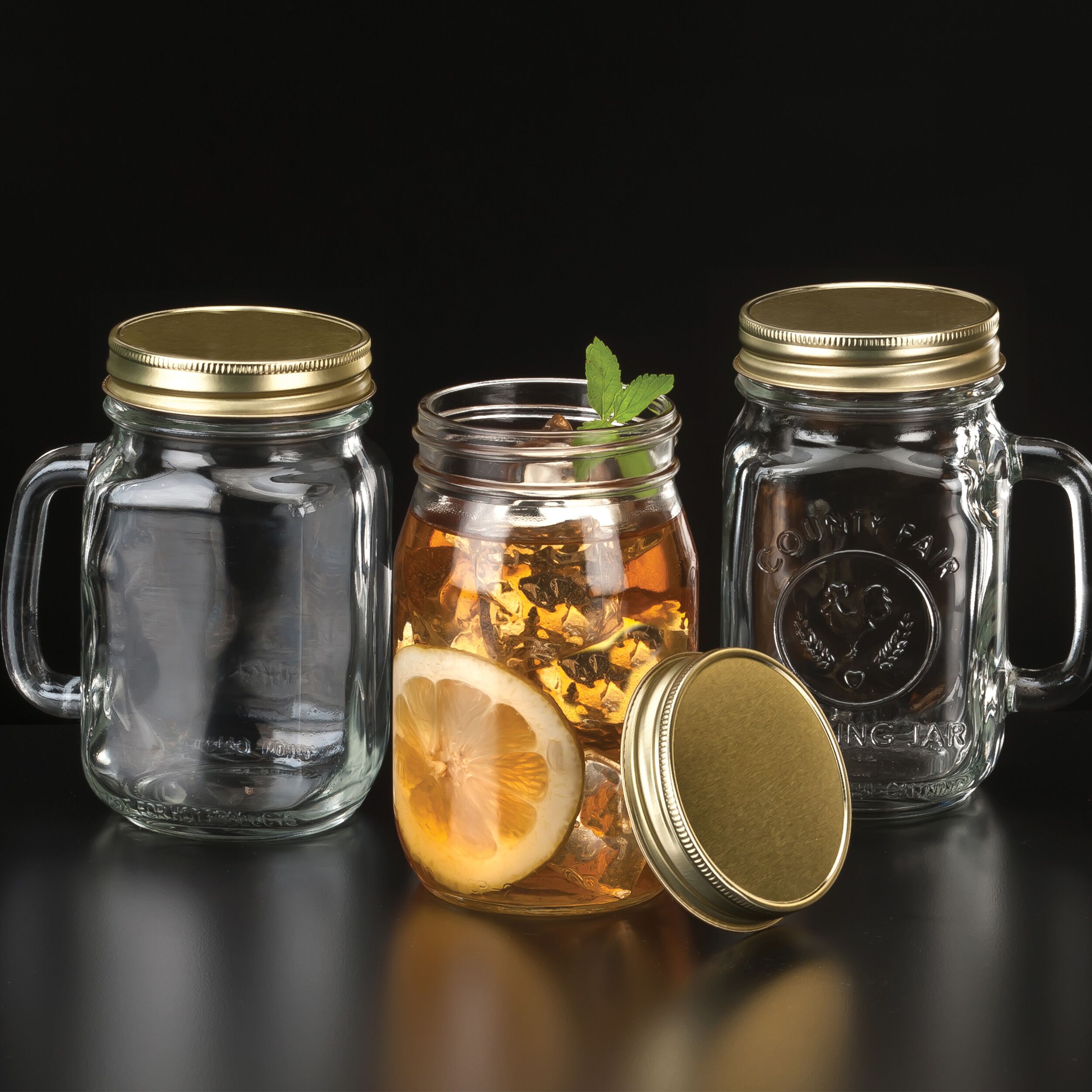 (12 pièces) LIBBEY | DRINKING JARS – Gobelet – 488 ml