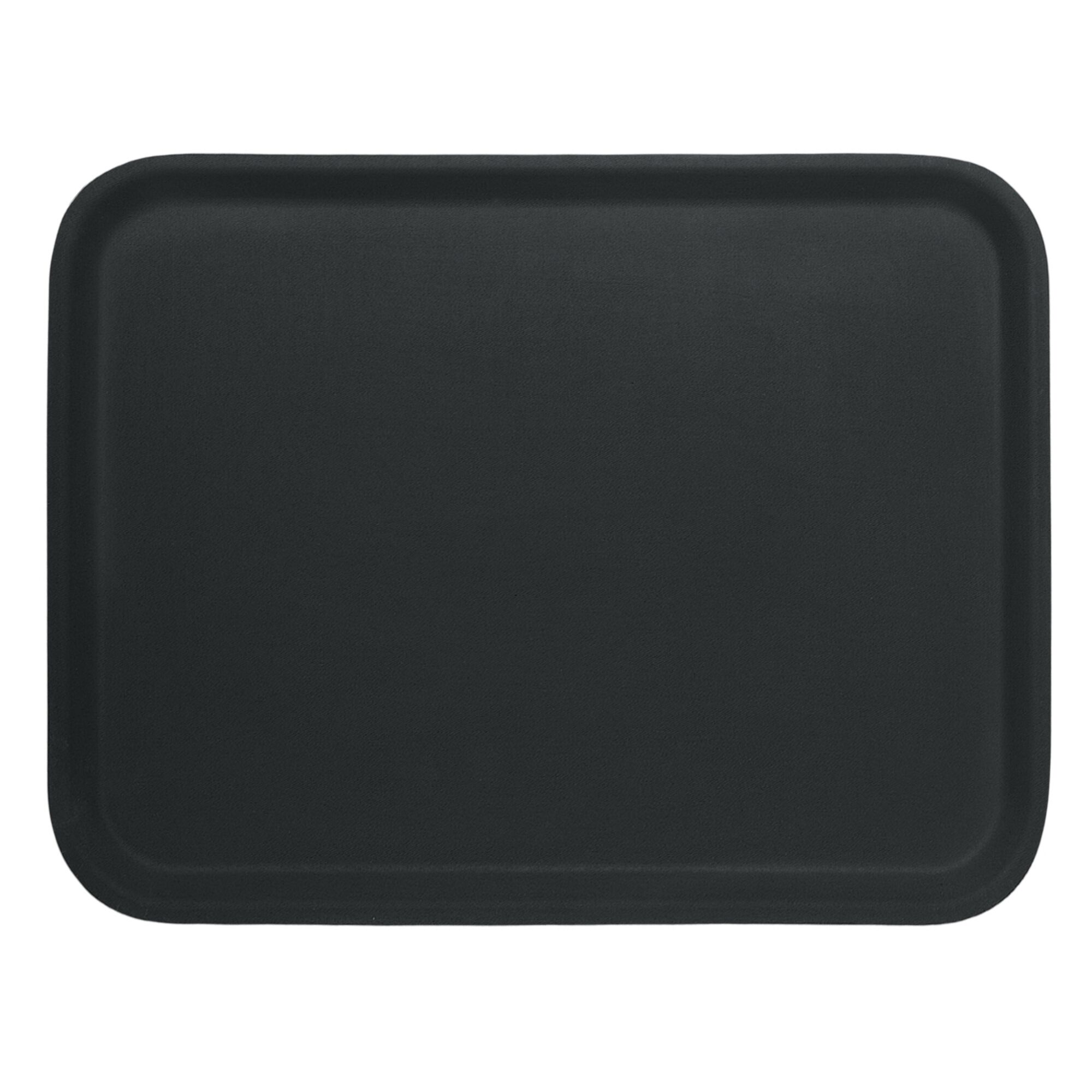 (12 pieces) CAMBRO | KORFU - Laminated tray - rectangular - 360x460mm - with non-slip rubber surface - black on grey