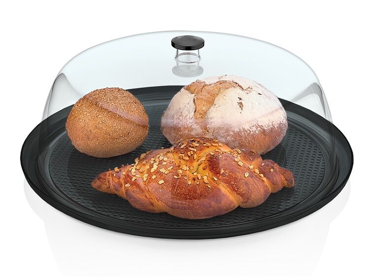 Cloche de présentation - Dôme - Polycarbonate - 390x390mm - Hauteur:150mm - rond