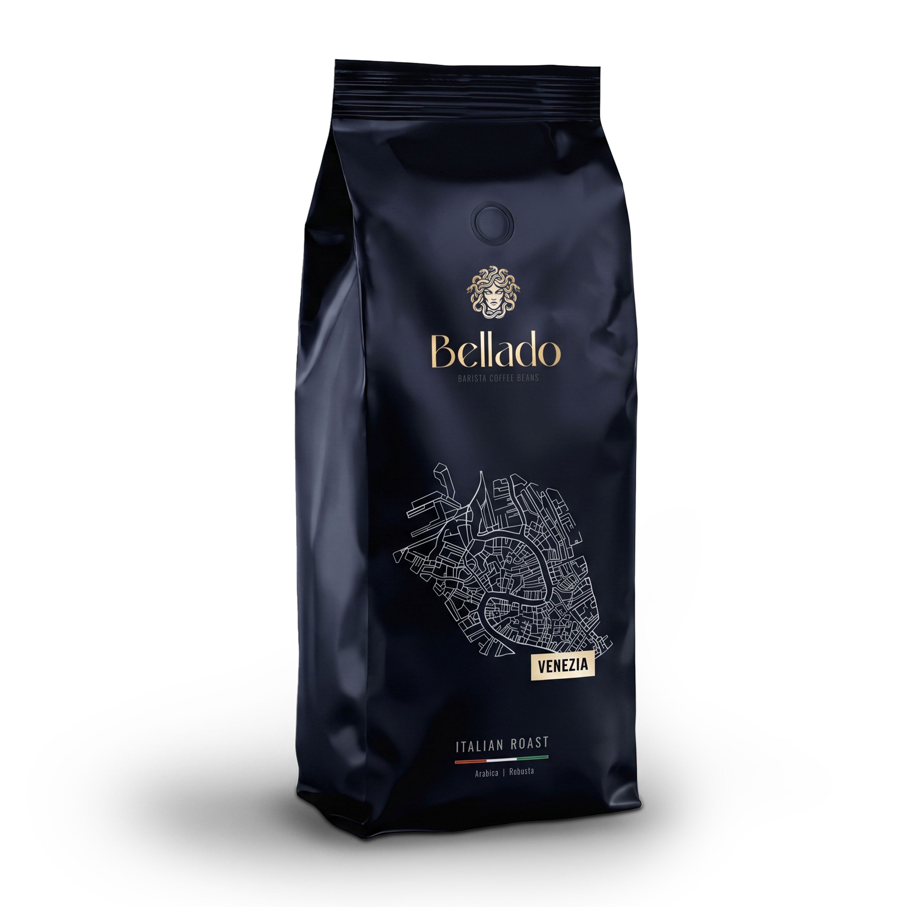BELLADO | Ziarna kawy „Monsoon” - (24 szt.) 1kg - 60% Arabica, 40% Robusta