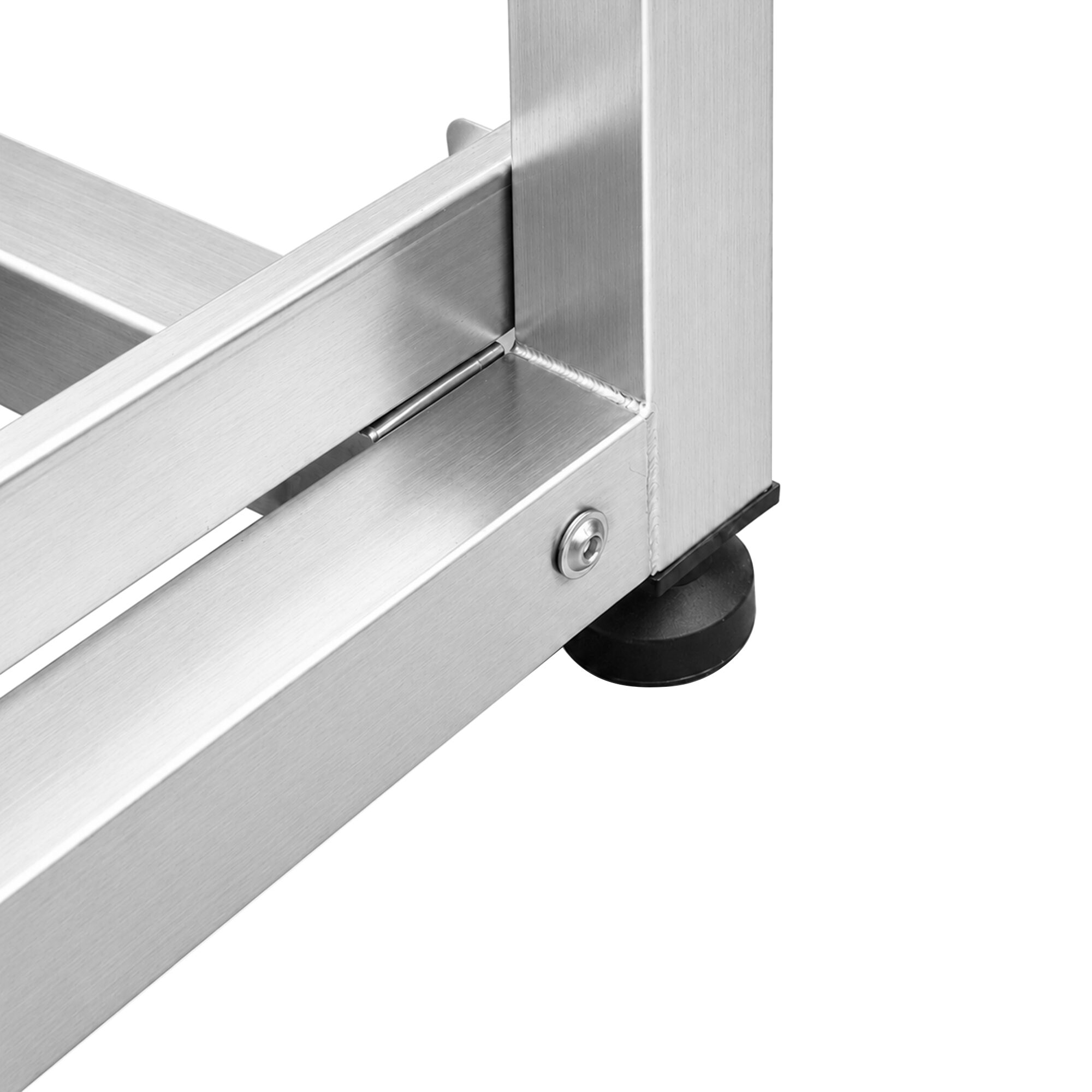 Untergestell für Geschirrspülmaschine - mit 2 Ablagen für Körbe 500x500mm
