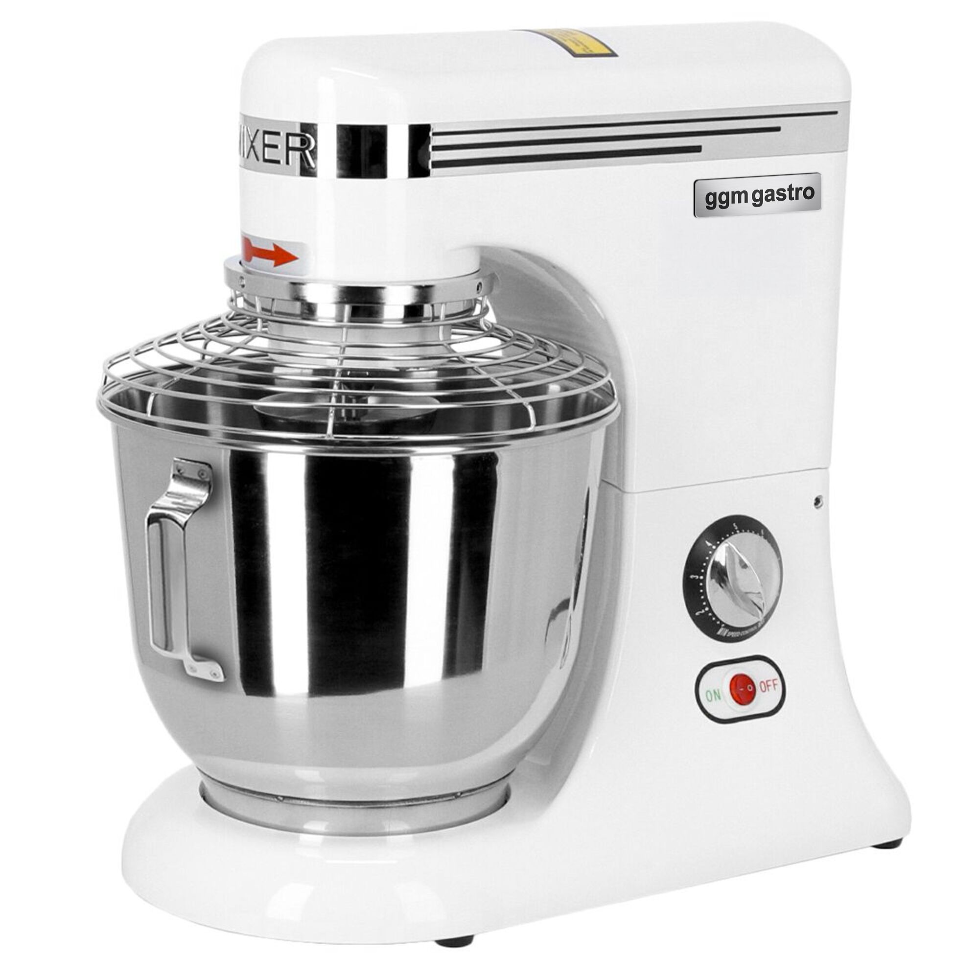 Batteur-mélangeur planétaire professionnel - 5L - 330W - incl. 3 outils