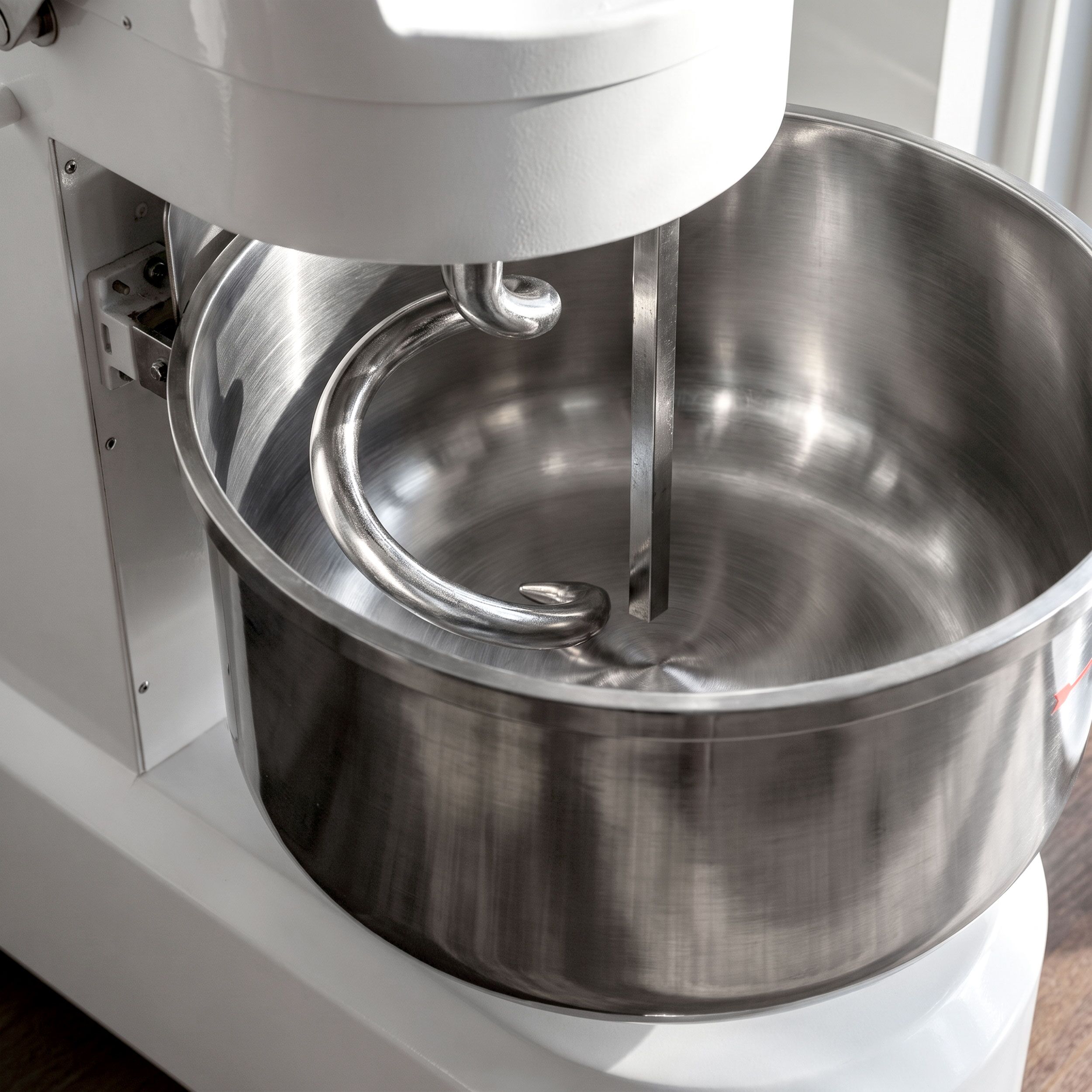 Spiraalkneder PREMIUM - 131l / 80kg - 2 snelheden - met vaste kom - timerfunctie - 400V - speciaal voor brooddeeg