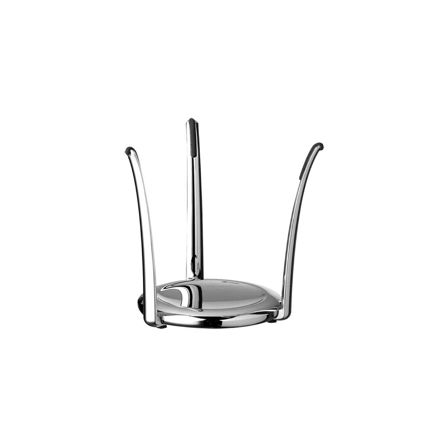 Bufféställ - KING - kromad - 150x150 mm - Höjd: 140 mm