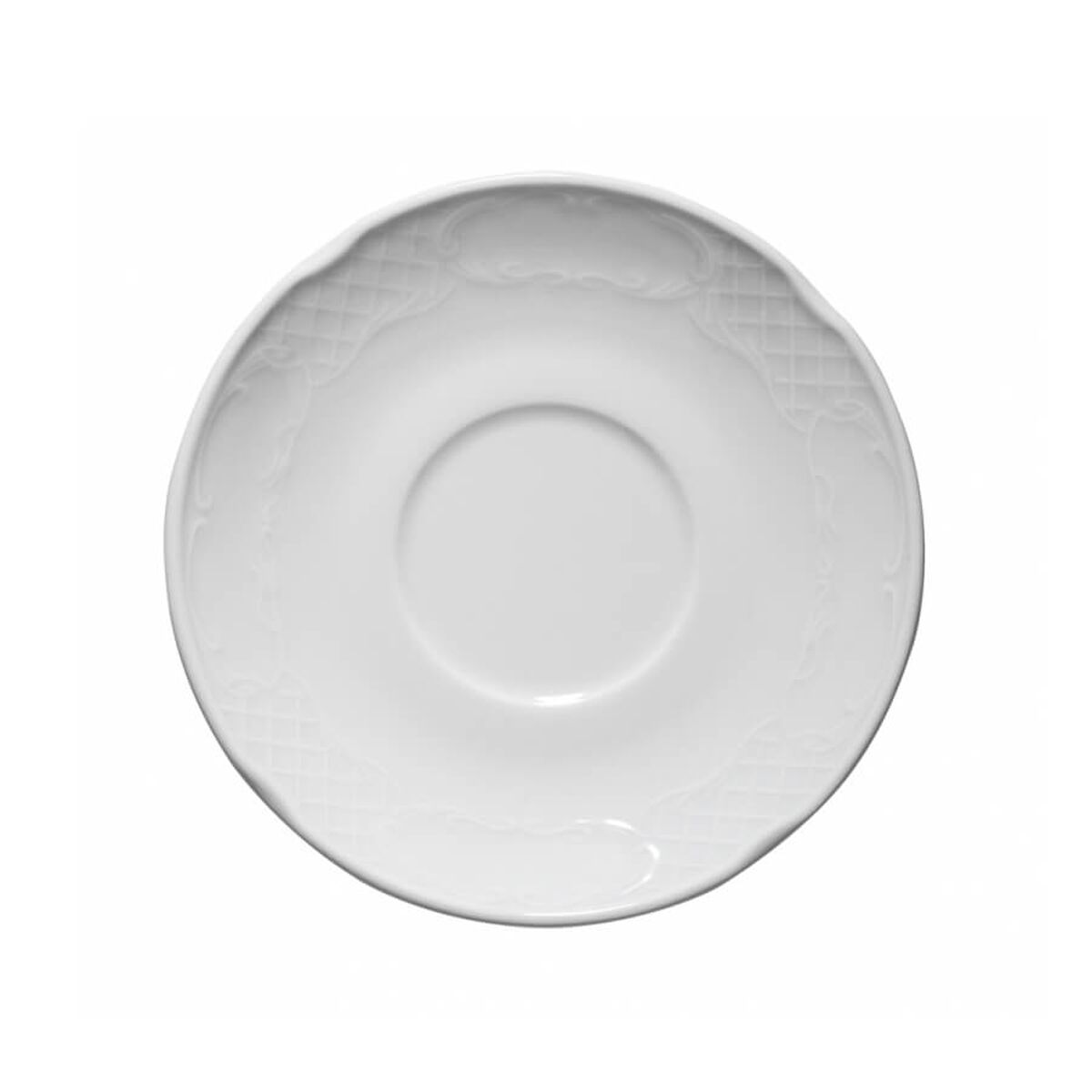 (24 pcs) CLASSICO Coffee / tea cup – with saucers – 250 ml – White porcelain