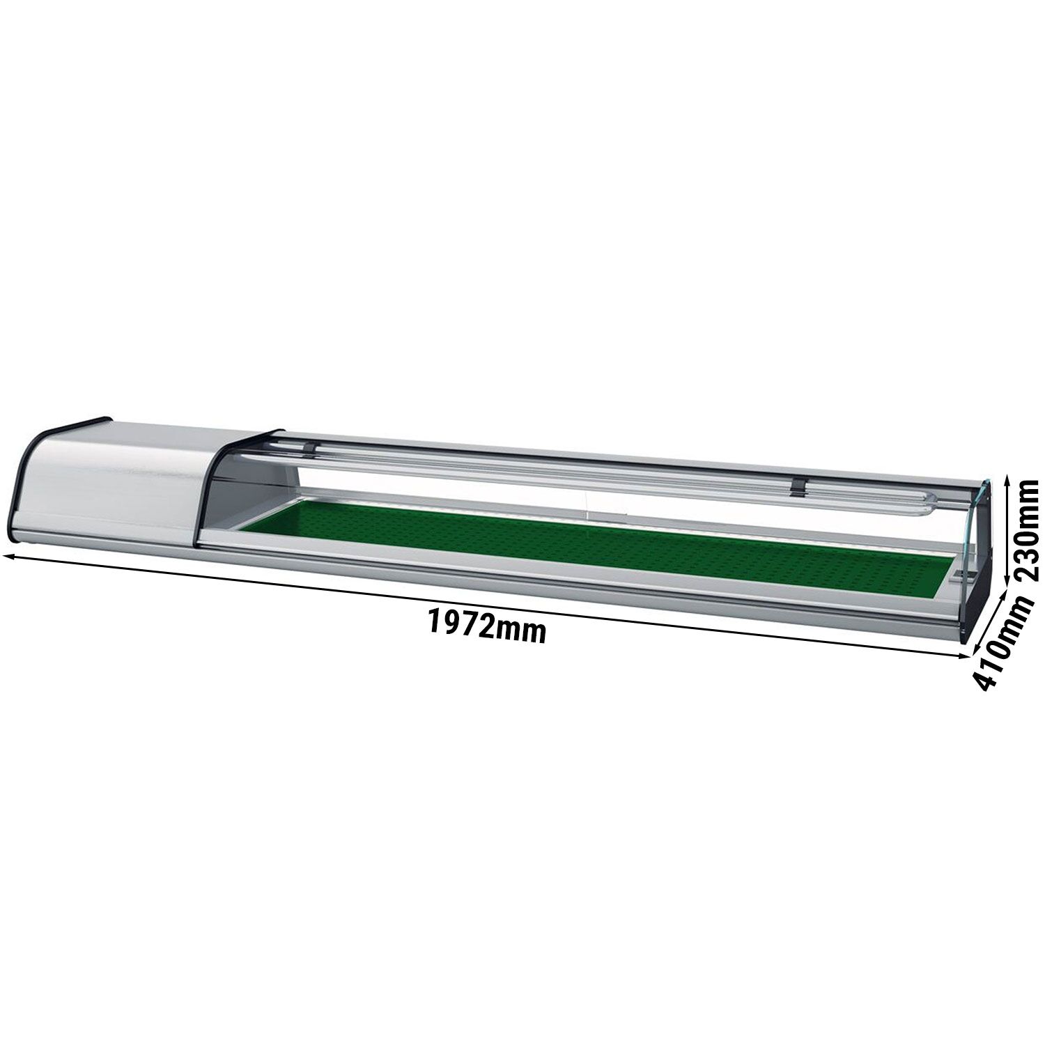 Vitrine réfrigérée à sushi Premium PLUS – 8 × GN 1/3