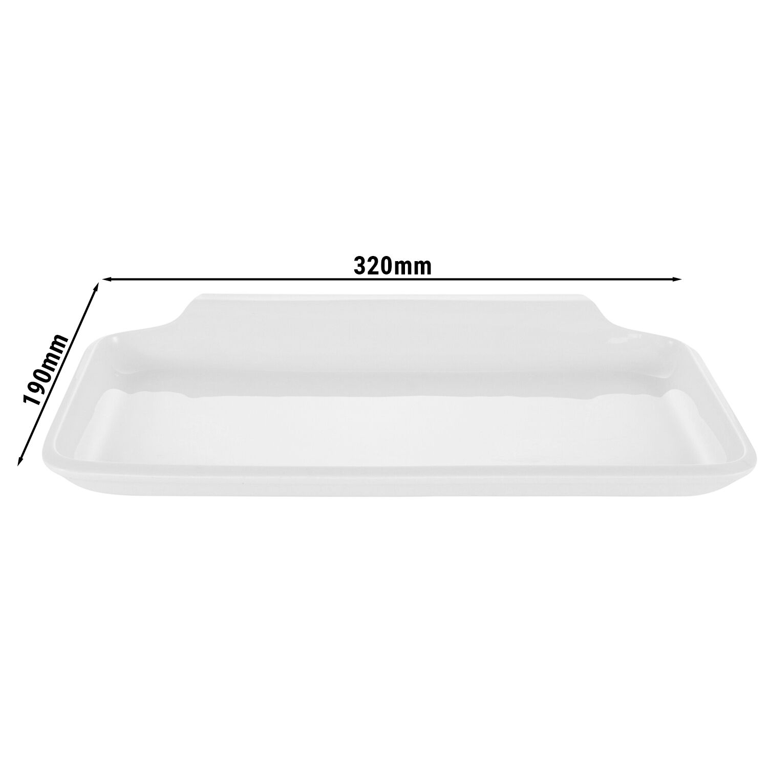 (4 sztuki) WMF | SYNERGY – Talerz Mr. Serve – 320 x 190 mm