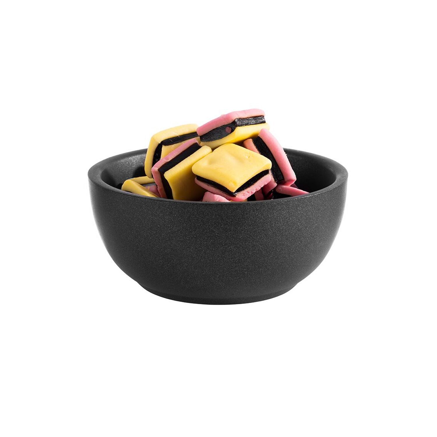 (6 pcs) Coupe - LEVANTE - Acier inoxydable - 140ml - carré - 95x95mm - Profondeur : 42,5mm - Noir