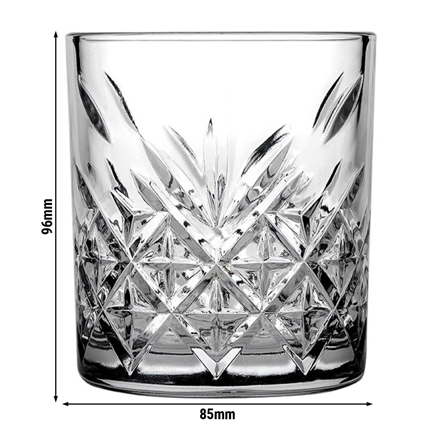 (12 pièces) Verre à whisky - TIMELESS - 350 ml