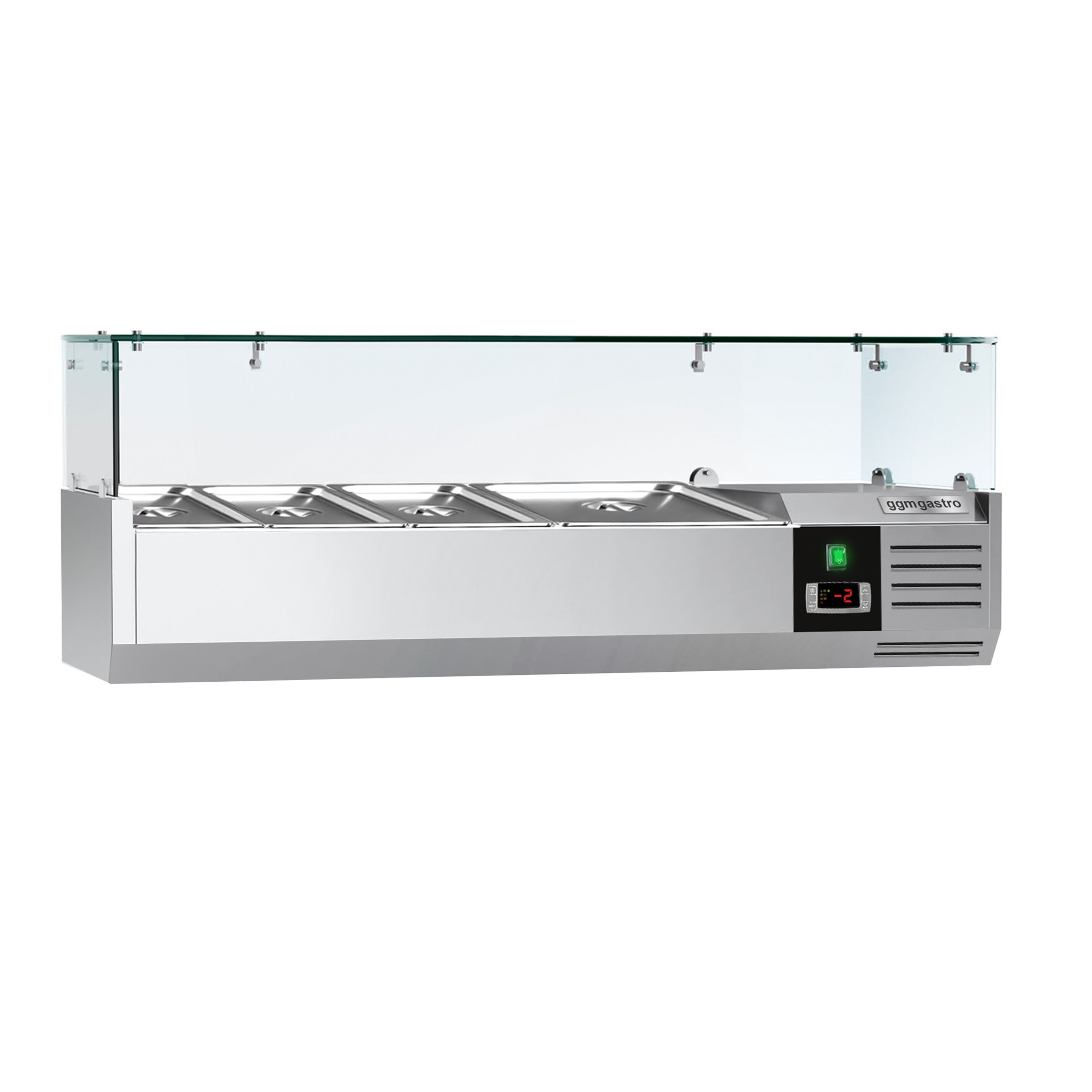 Vitrine Réfrigérée à Ingrédients PREMIUM - 1200x395mm - 3x GN 1/3 & 1x GN 1/2